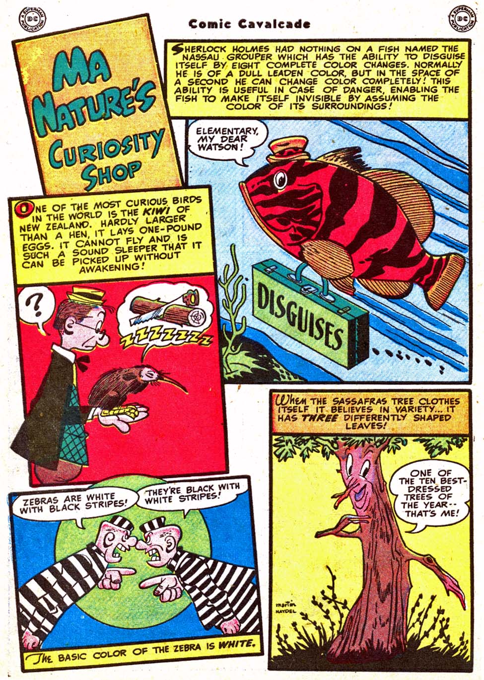 Read online Comic Cavalcade comic -  Issue #31 - 56