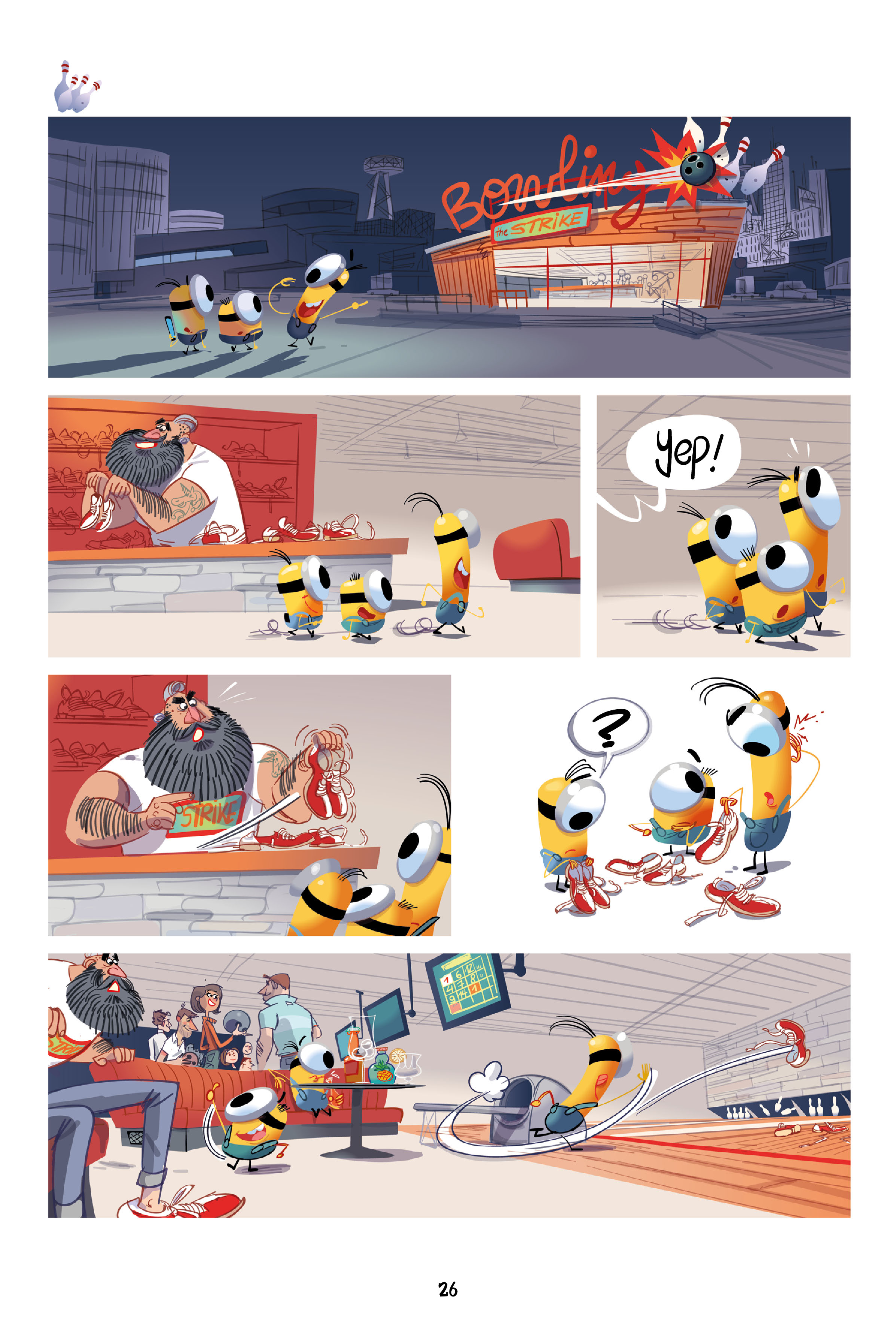 Read online Minions: Super Banana Games! comic -  Issue # Full - 26