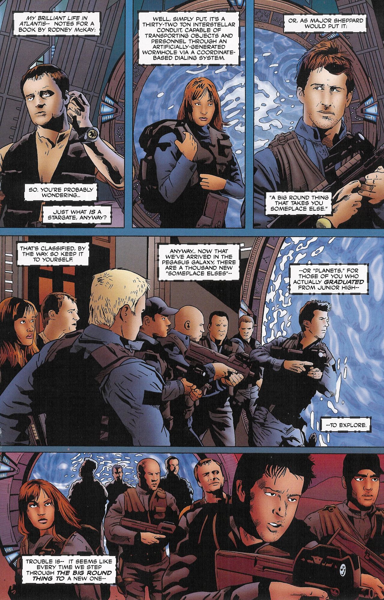 Read online Stargate Atlantis: Wraithfall comic -  Issue #1 - 4