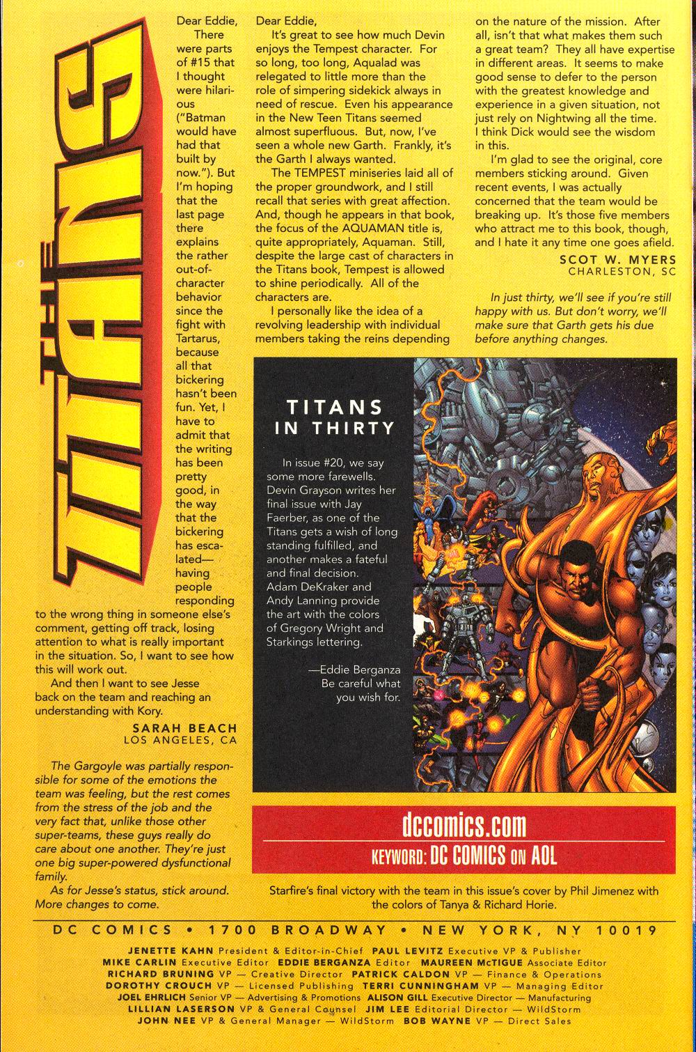 Read online The Titans (1999) comic -  Issue #19 - 24