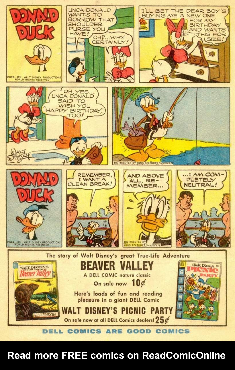 Read online Walt Disney's Comics and Stories comic -  Issue #178 - 34