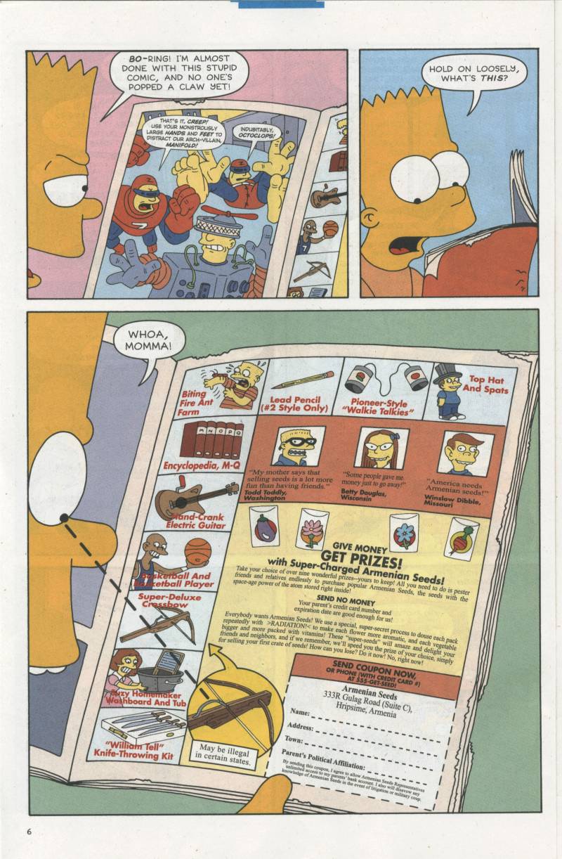 Read online Simpsons Comics comic -  Issue #67 - 7