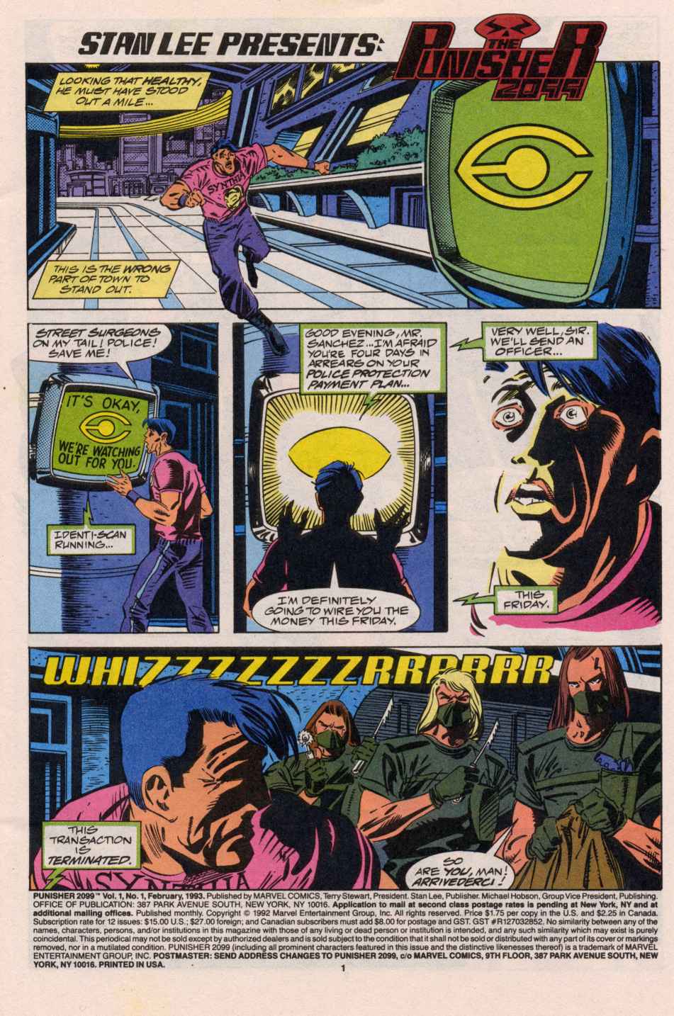 Read online Punisher 2099 comic -  Issue #1 - 3