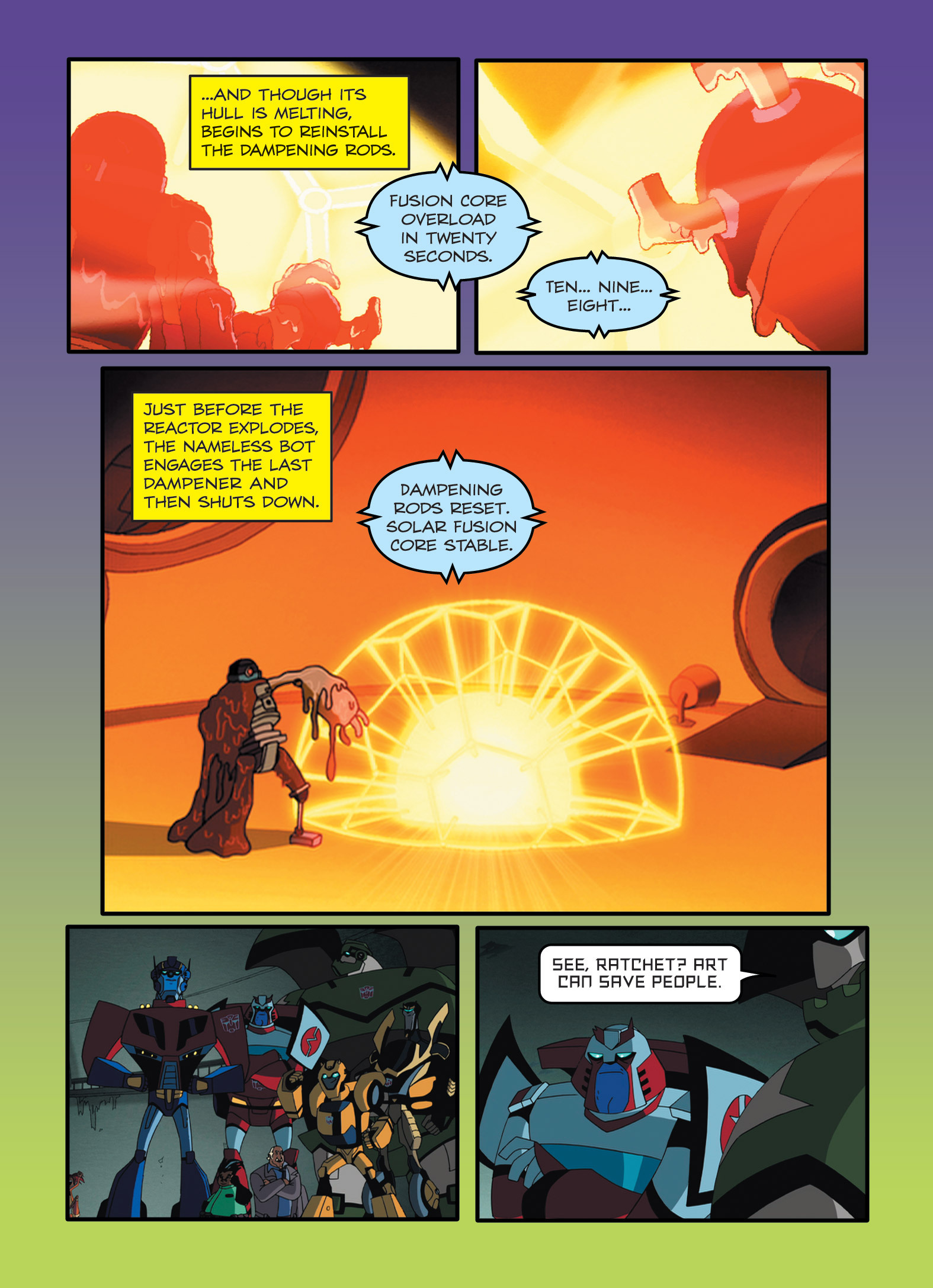 Read online Transformers Animated comic -  Issue #6 - 62