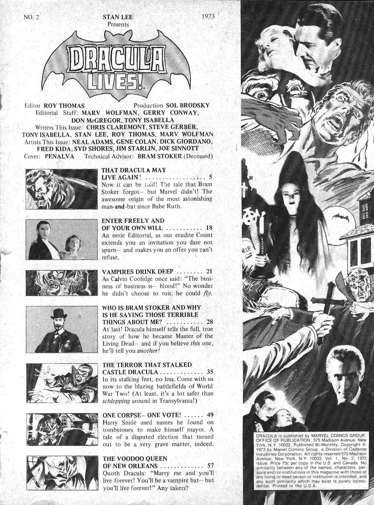 Read online Dracula Lives comic -  Issue #2 - 2