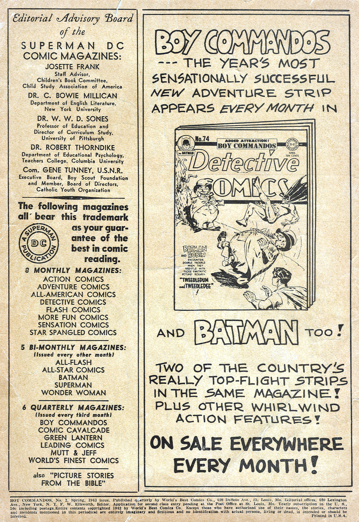 Read online Boy Commandos comic -  Issue #2 - 2