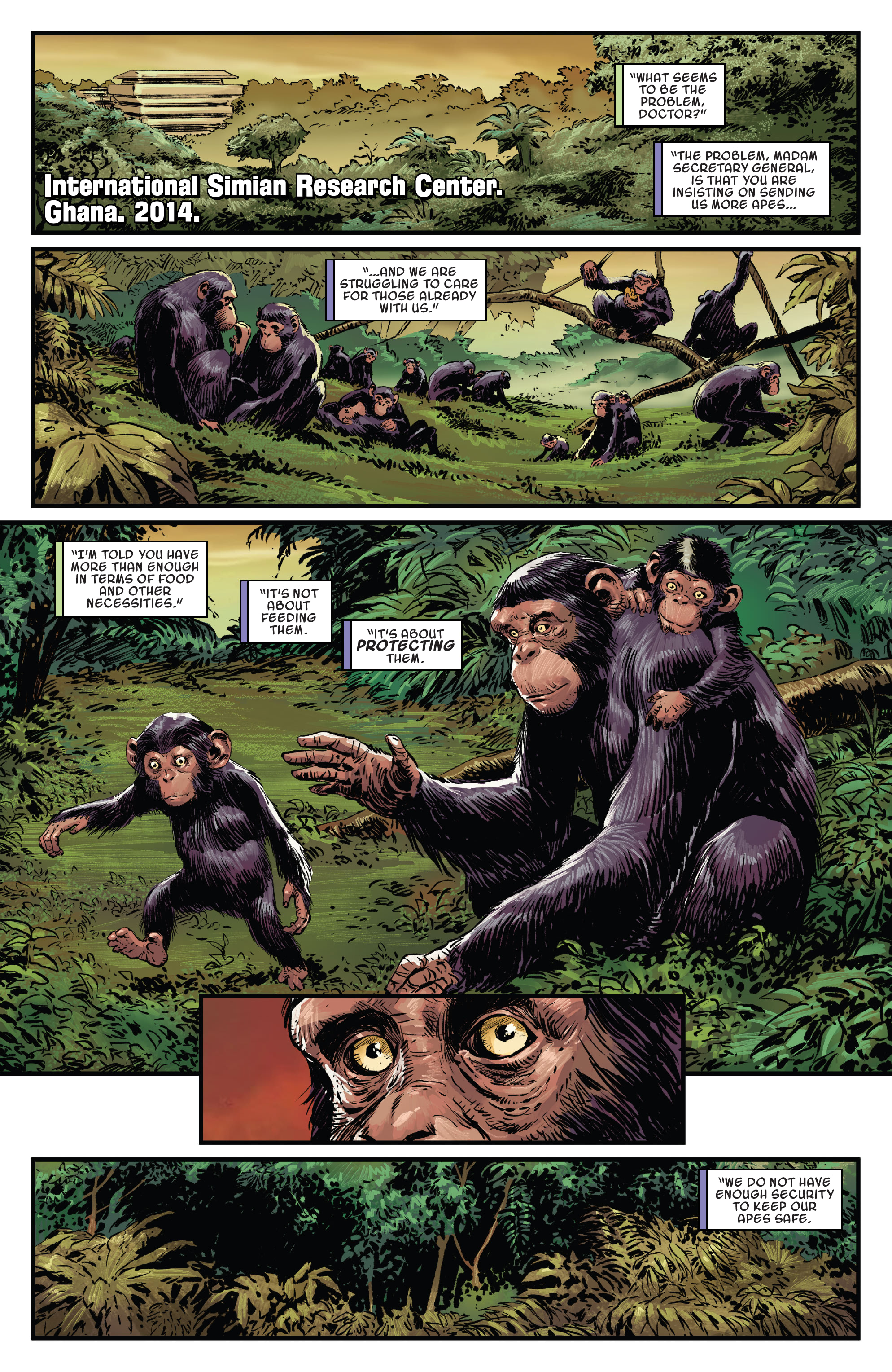 Read online Planet of the Apes (2023) comic -  Issue #1 - 13