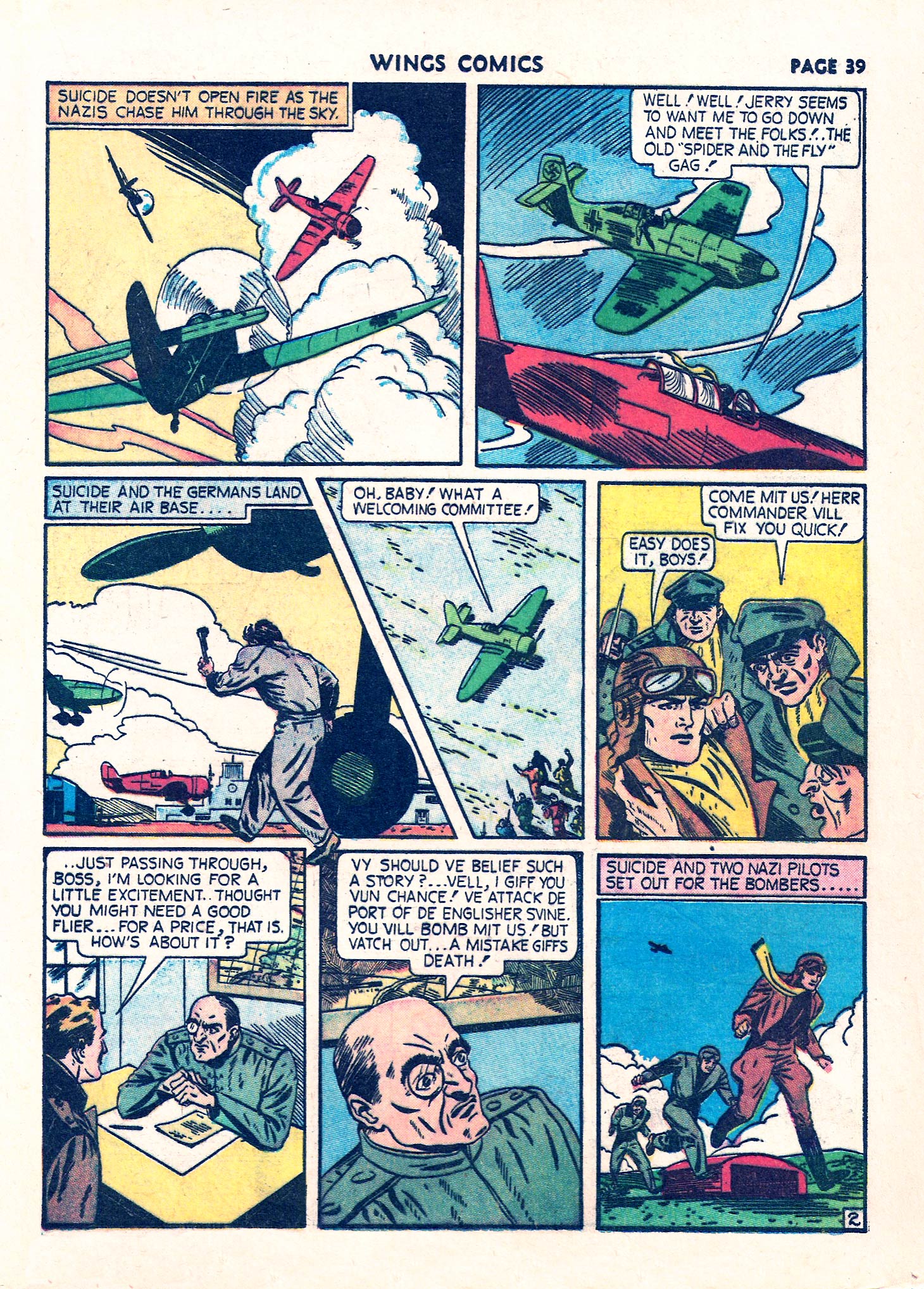 Read online Wings Comics comic -  Issue #9 - 41