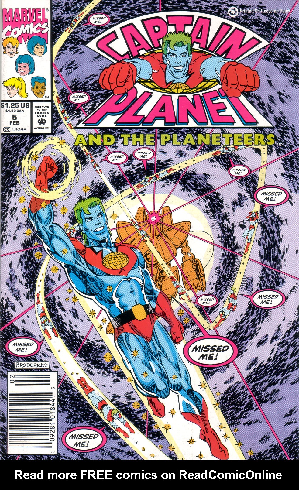 Read online Captain Planet and the Planeteers comic -  Issue #5 - 1