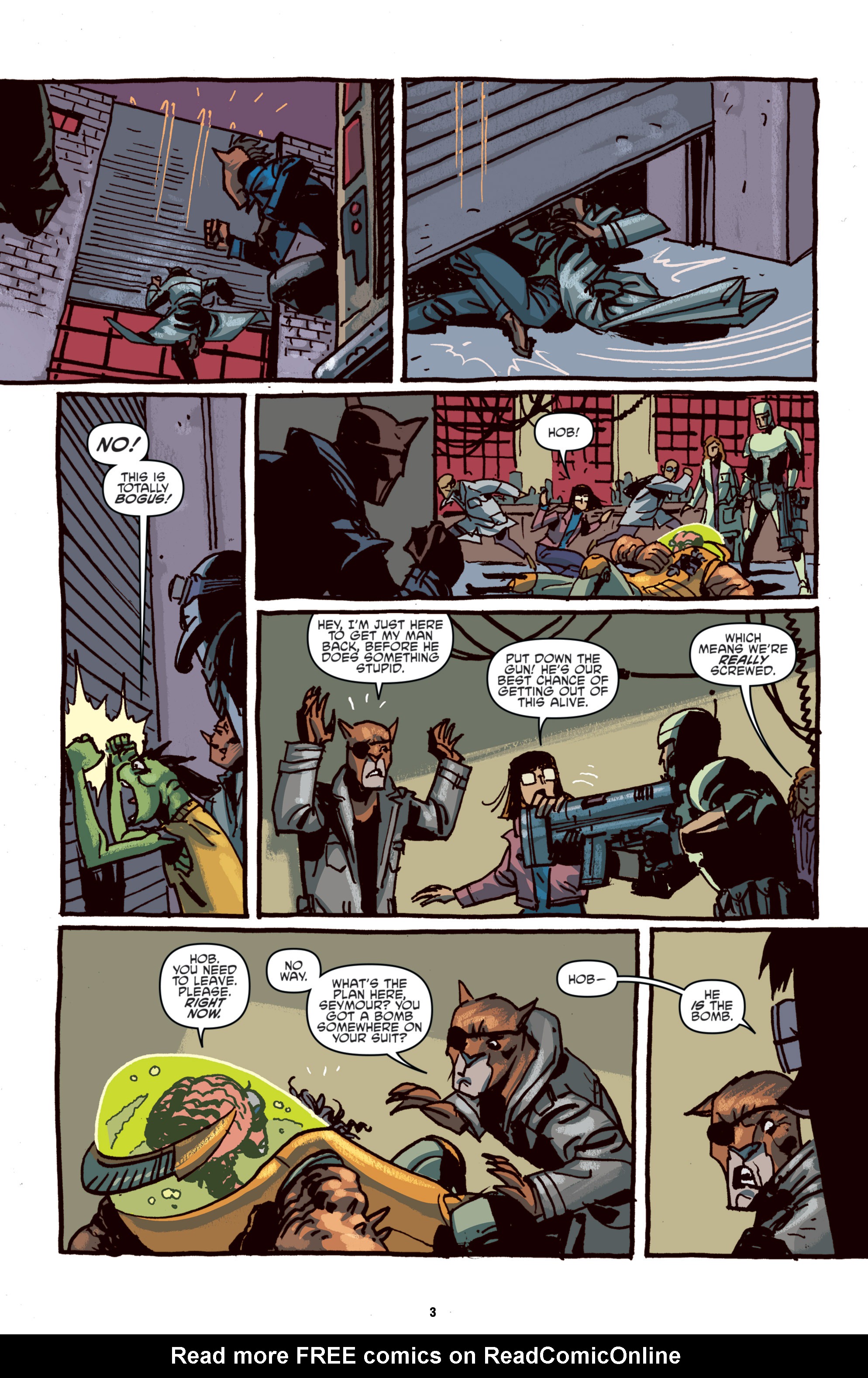 Read online Teenage Mutant Ninja Turtles: Mutanimals comic -  Issue #4 - 5
