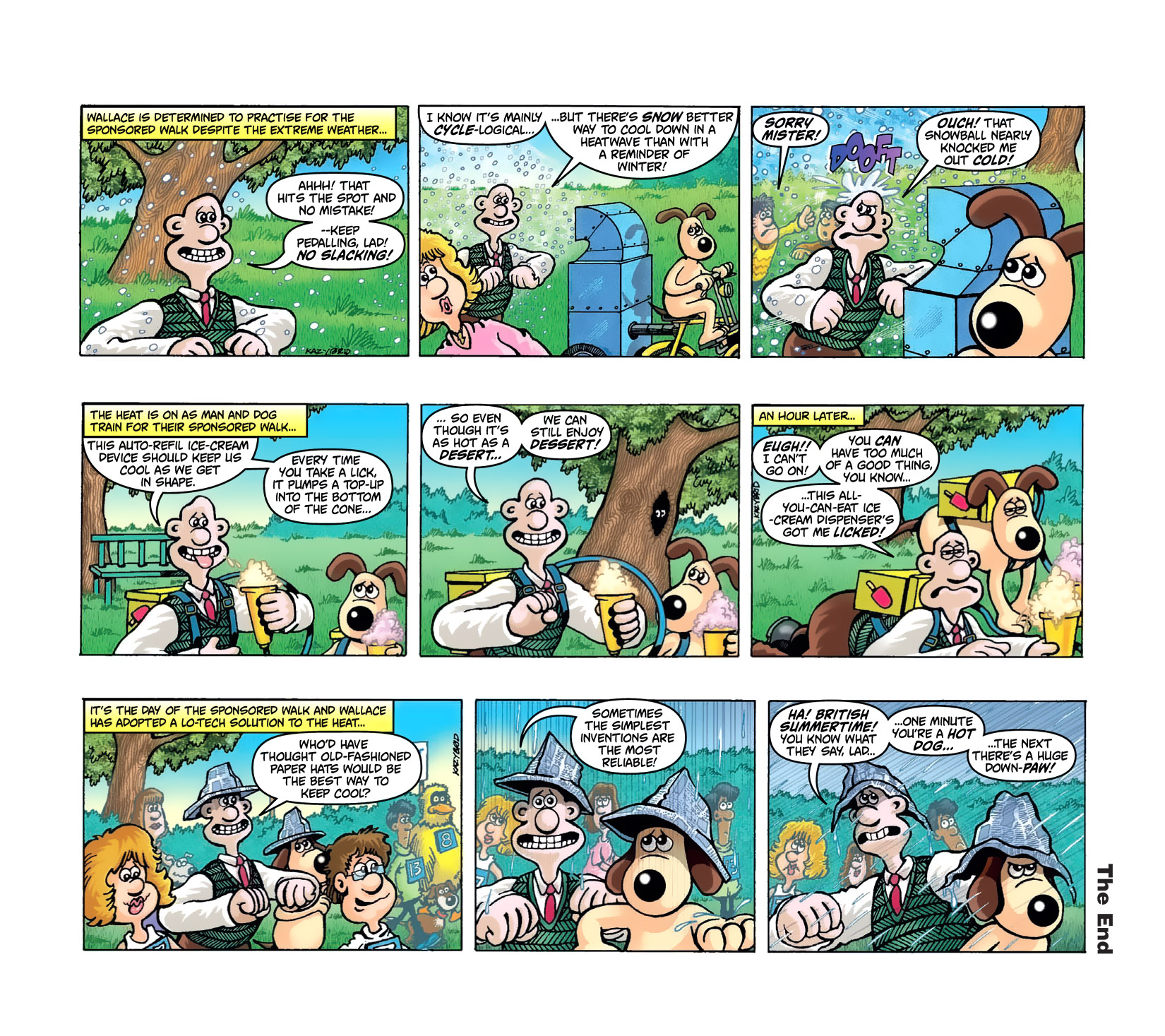Read online Wallace & Gromit Dailies comic -  Issue #8 - 17
