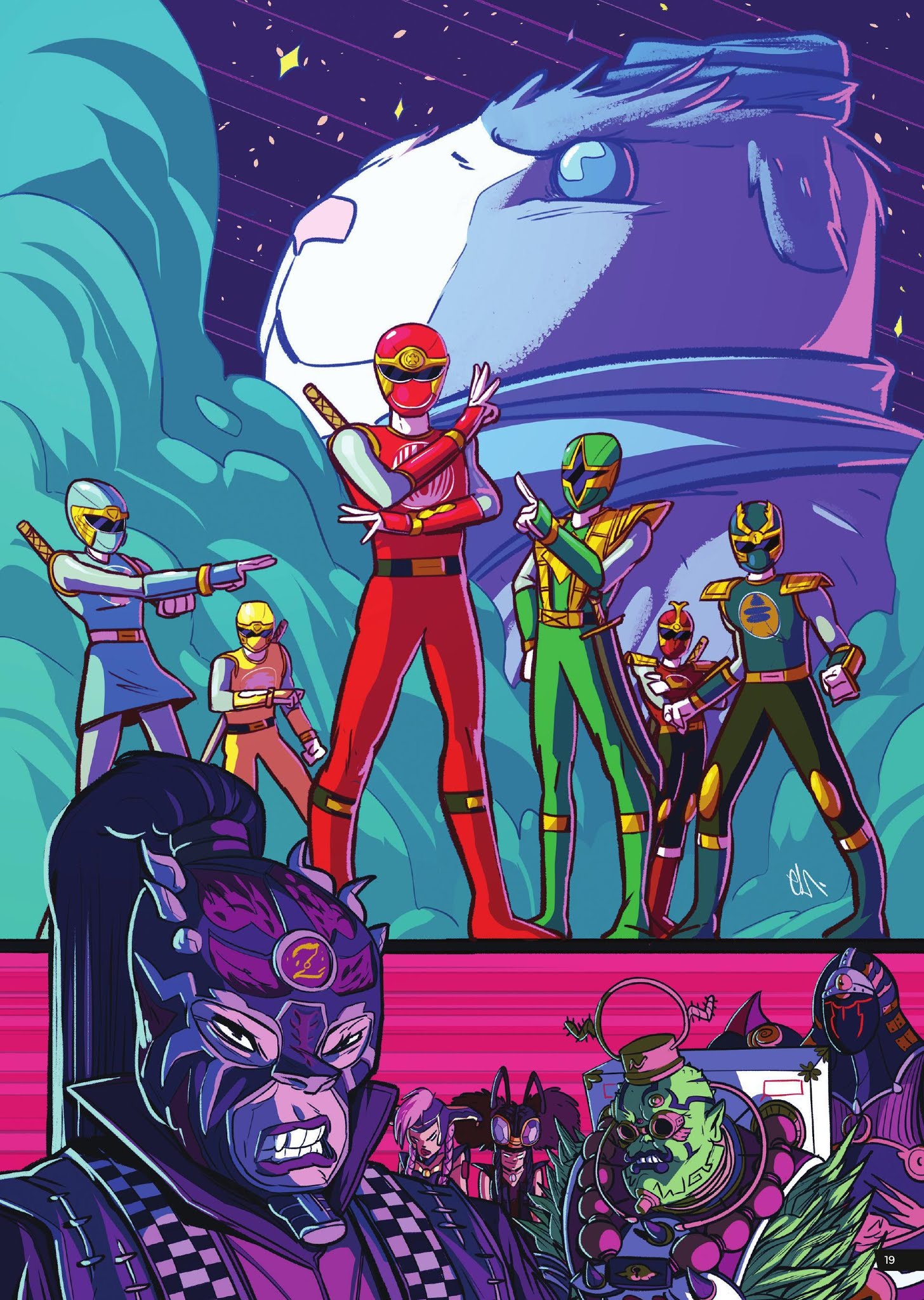 Read online Saban's Power Rangers Artist Tribute comic -  Issue # TPB - 18