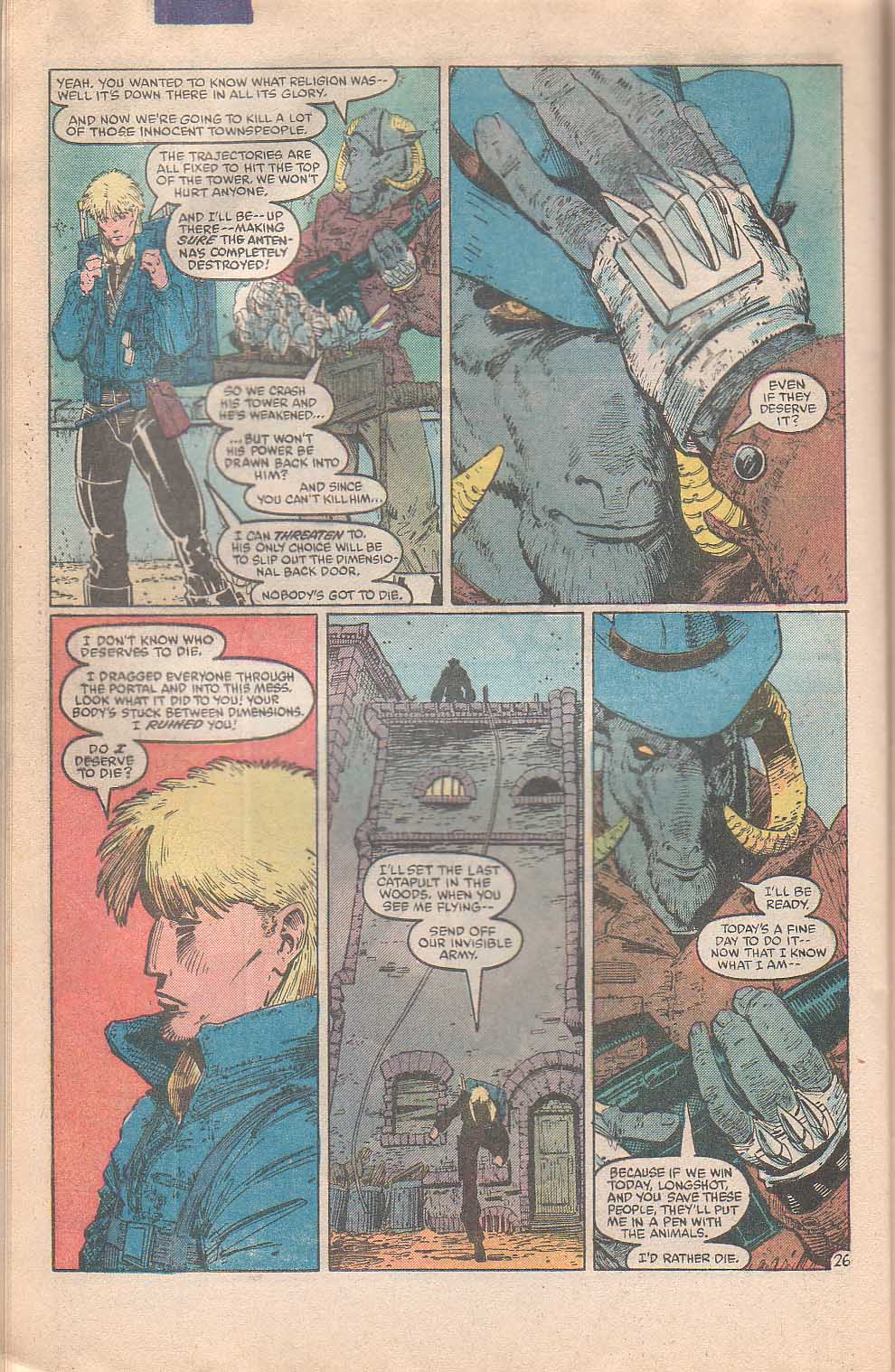 Read online Longshot (1985) comic -  Issue #6 - 27