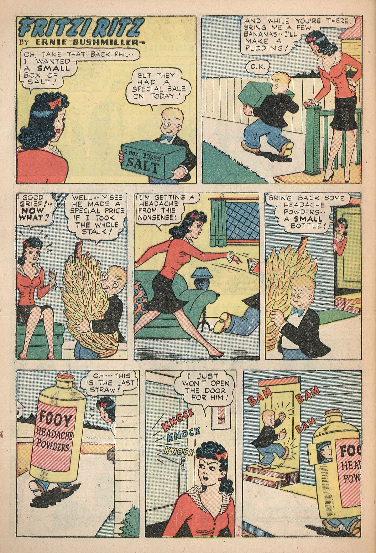 Read online Fritzi Ritz (1953) comic -  Issue #5 - 32