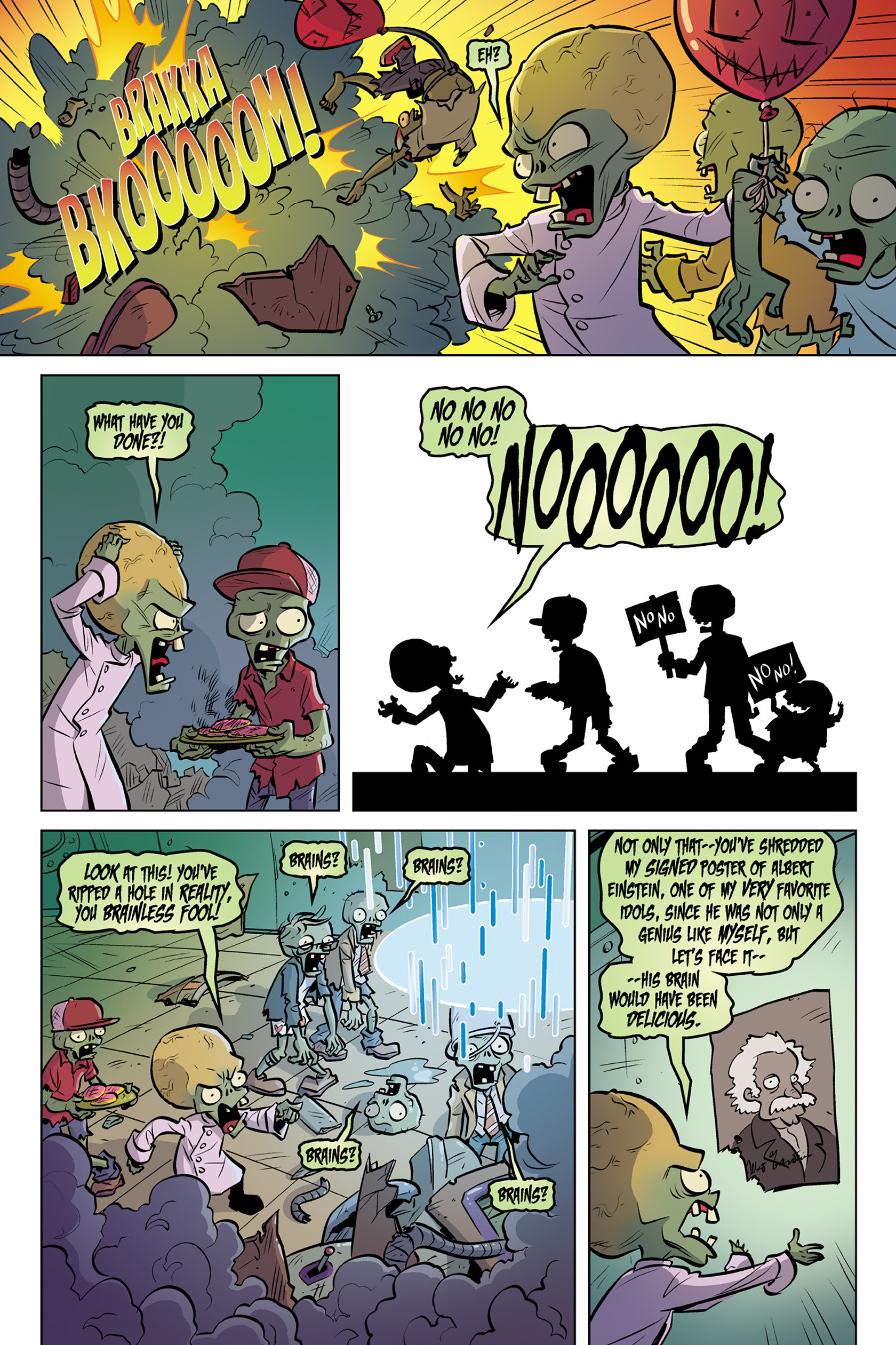 Read online Plants vs. Zombies: Timepocalypse comic -  Issue #1 - 6