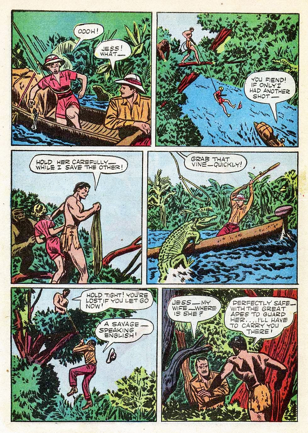 Read online Tarzan (1948) comic -  Issue #20 - 12