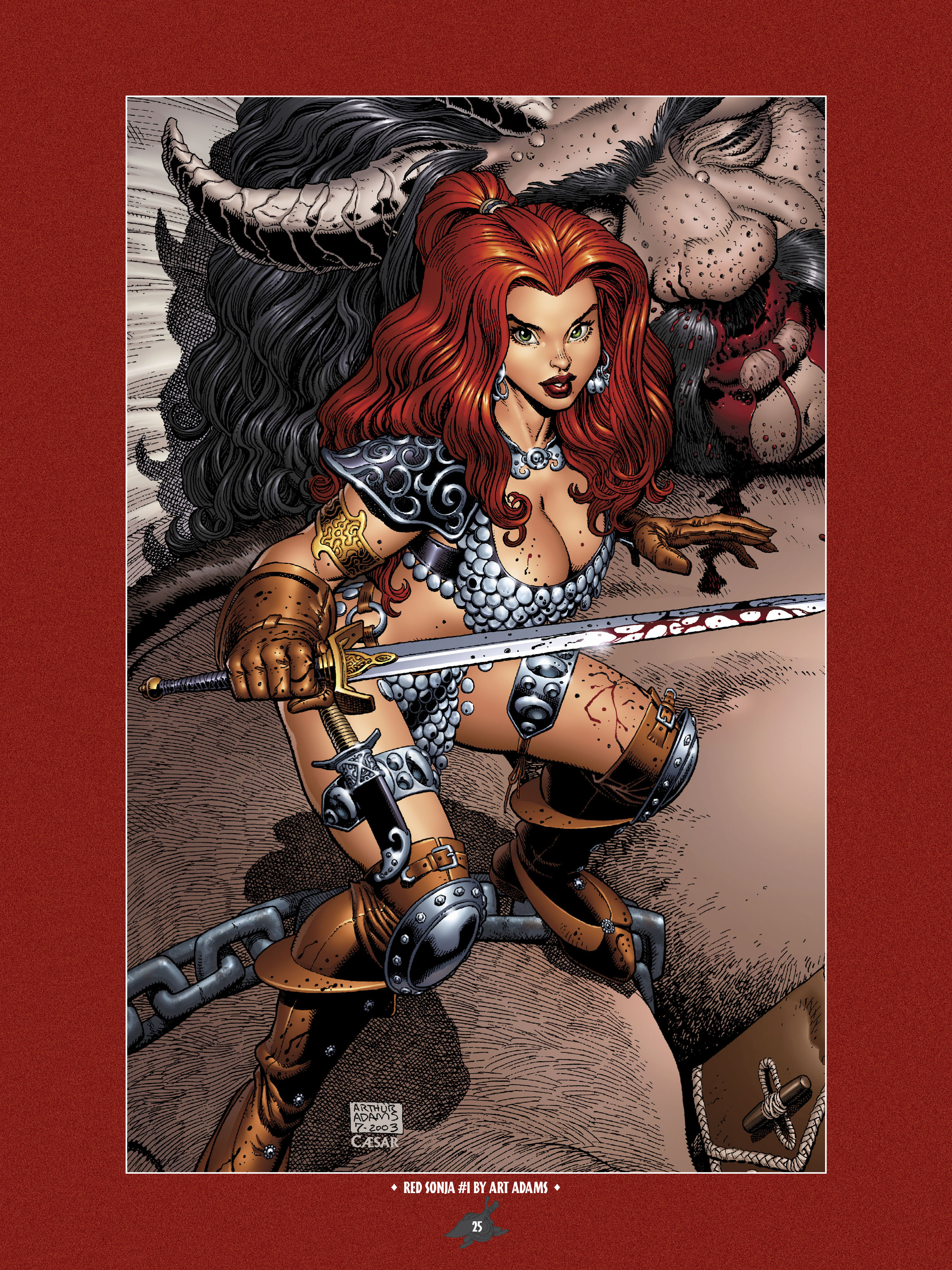 Read online The Art of Red Sonja comic -  Issue # TPB 1 (Part 1) - 26