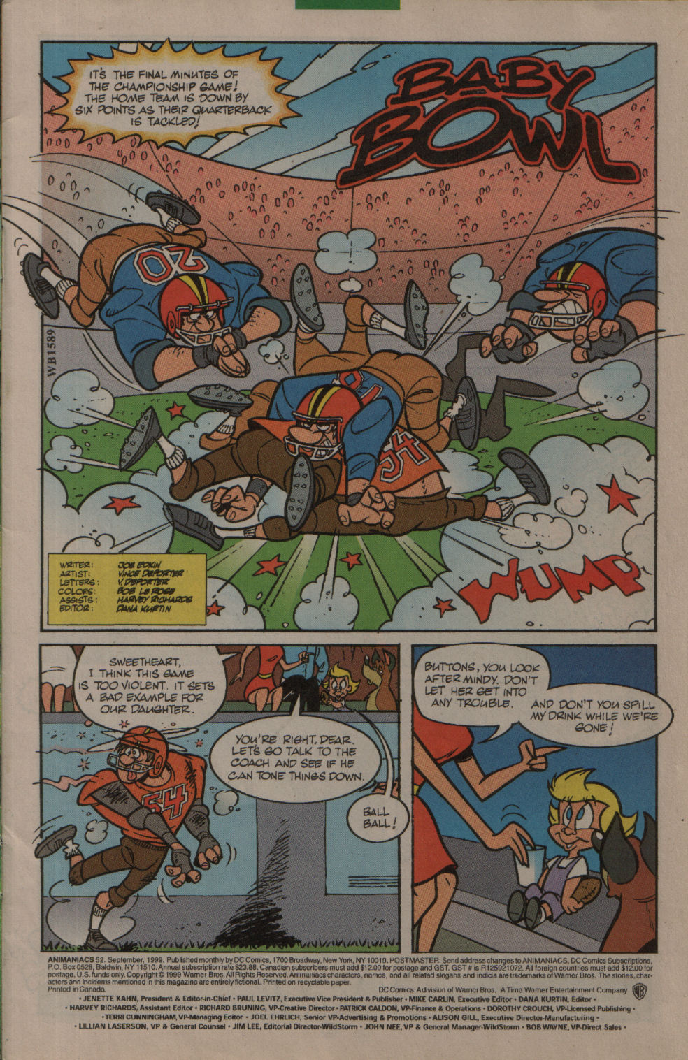 Read online Animaniacs comic -  Issue #52 - 2