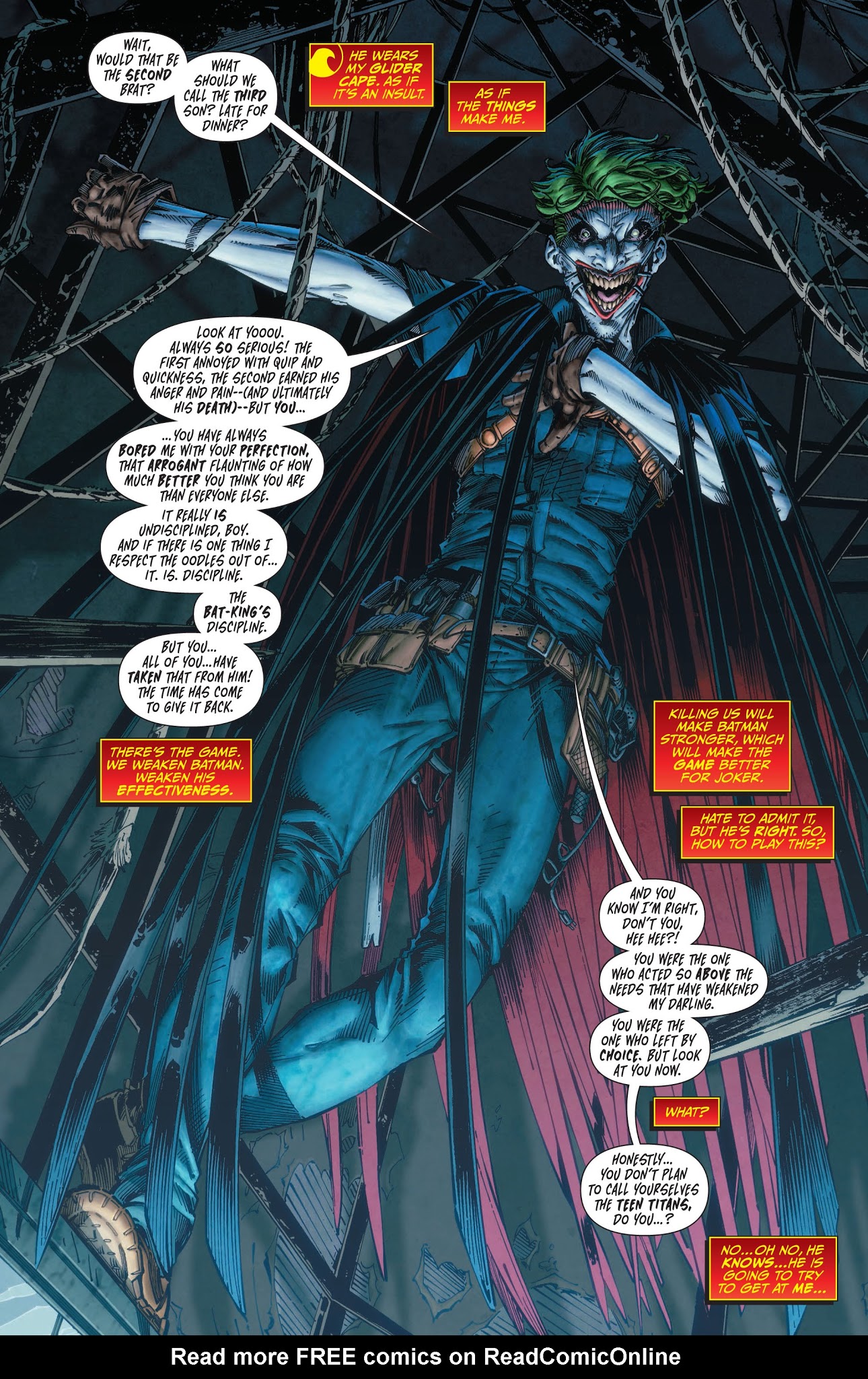 Read online The Joker: Death of the Family comic -  Issue # TPB - 232