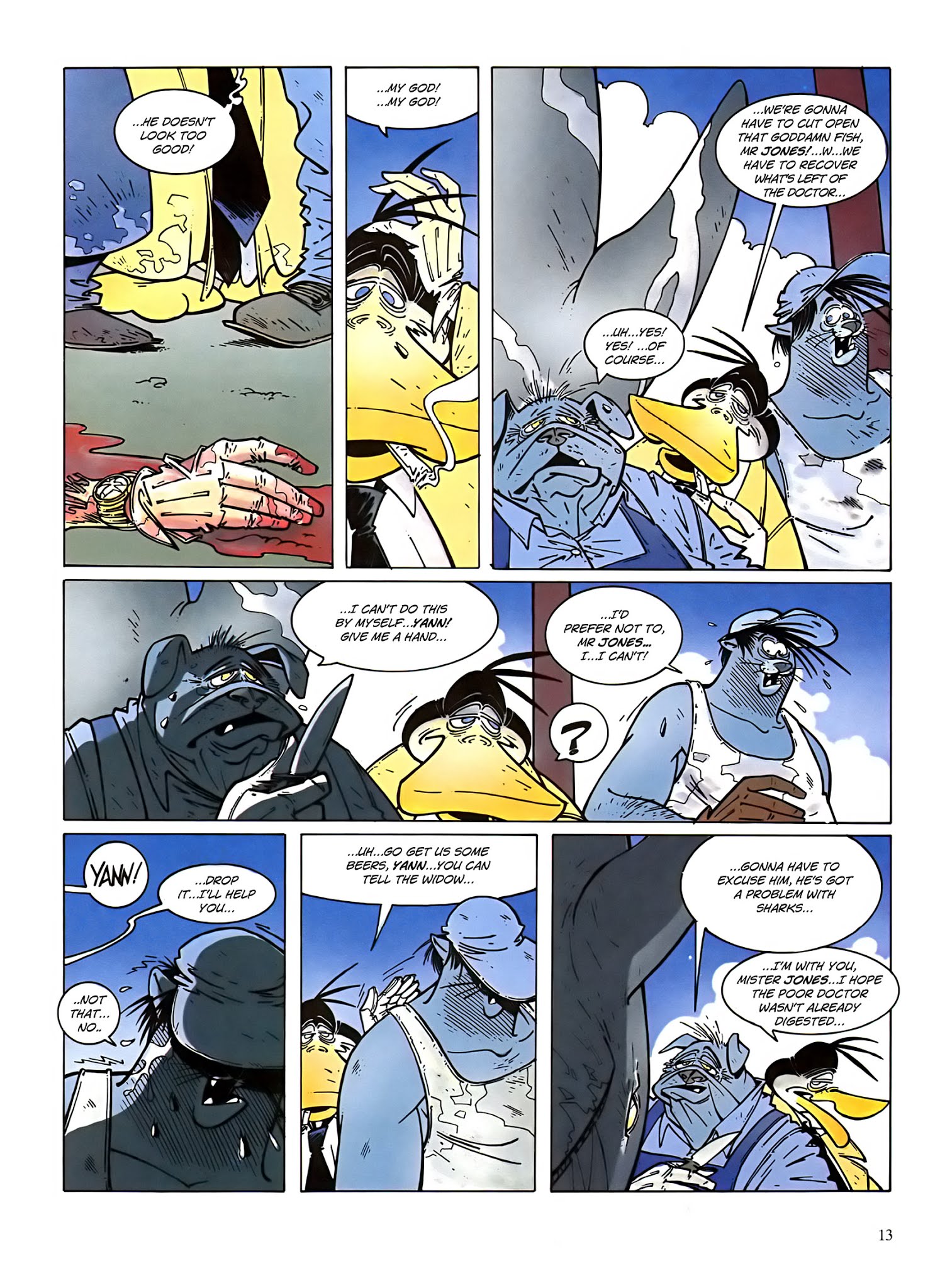 Read online Une enquête de l'inspecteur Canardo comic -  Issue #7 - 14