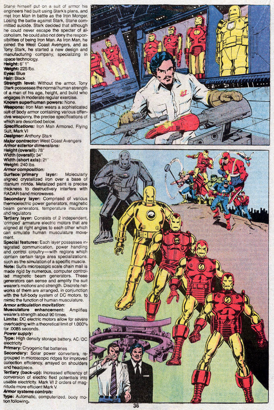 Read online The Official Handbook of the Marvel Universe Deluxe Edition comic -  Issue #6 - 38