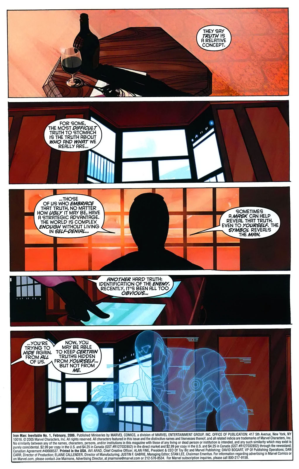 Read online Iron Man: Inevitable comic -  Issue #1 - 2