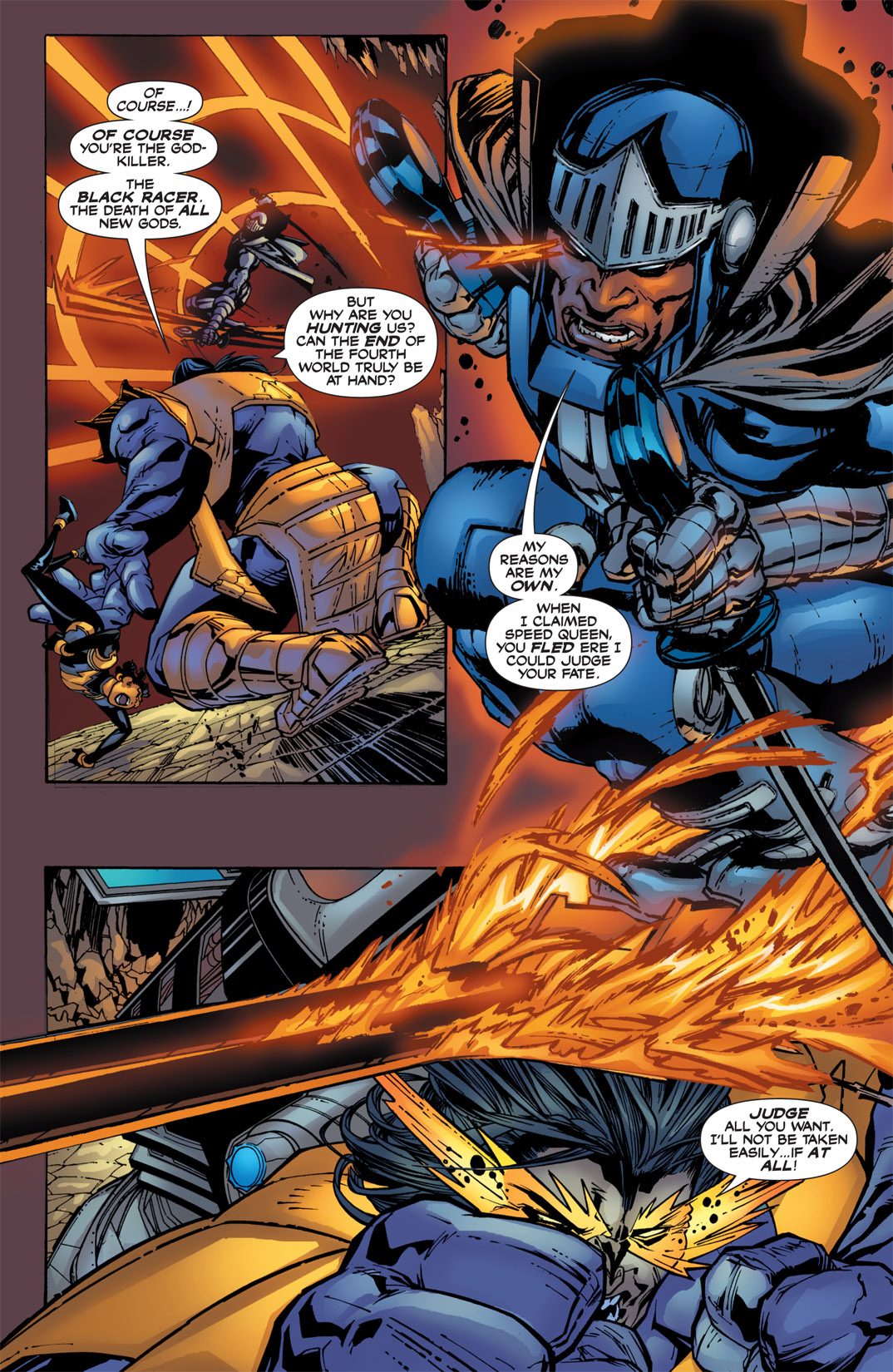 Read online Outsiders: Five of a Kind comic -  Issue # Issue Martian Manhunter-Thunder - 19