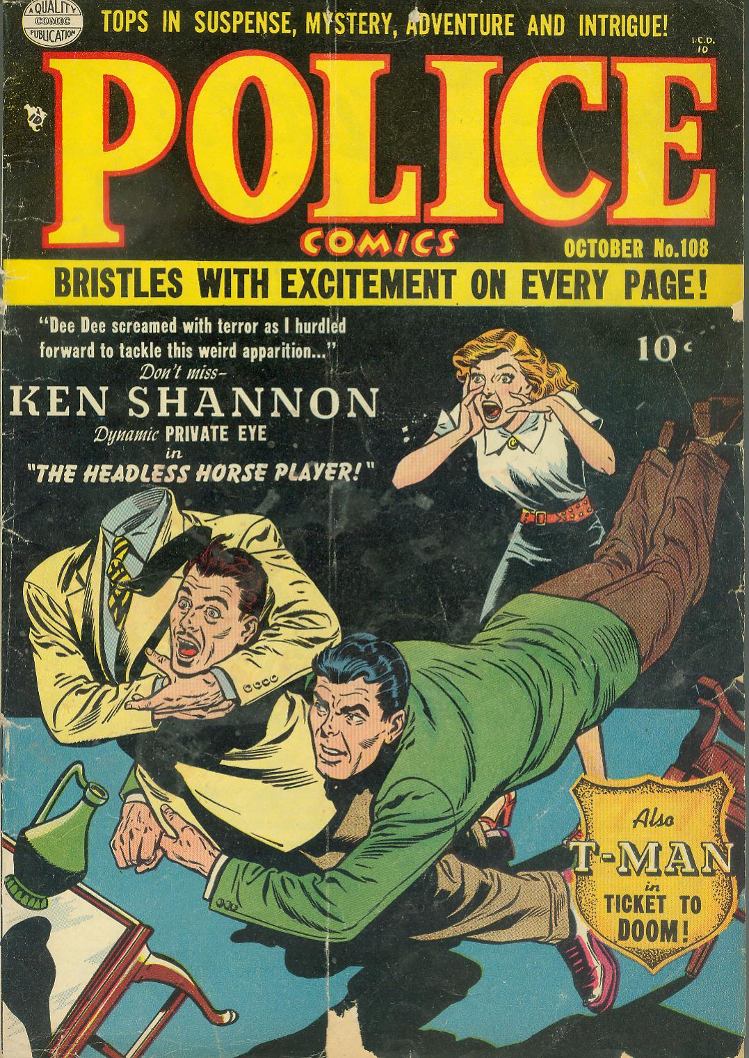 Read online Police Comics comic -  Issue #108 - 1