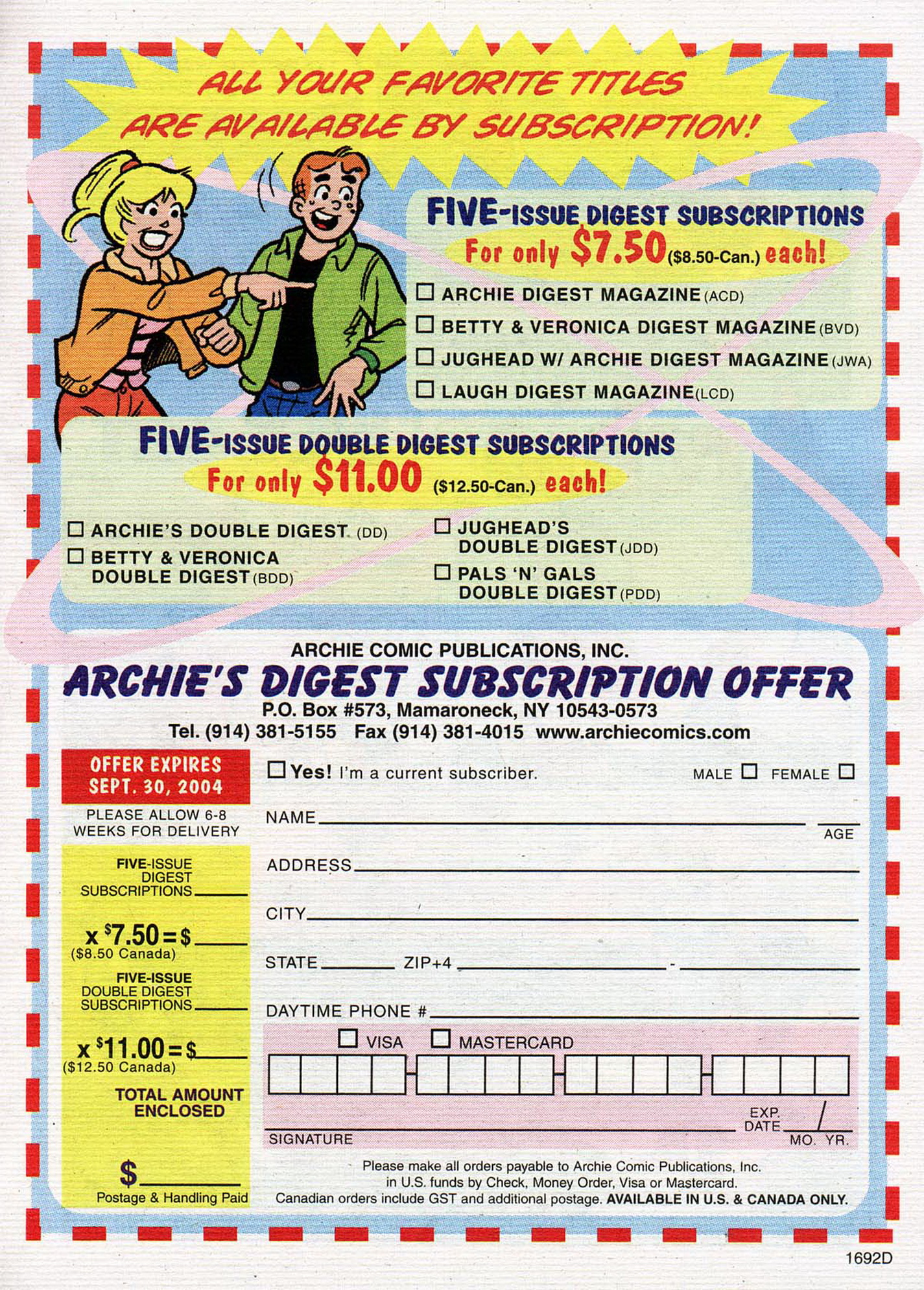 Read online Archie's Pals 'n' Gals Double Digest Magazine comic -  Issue #86 - 67