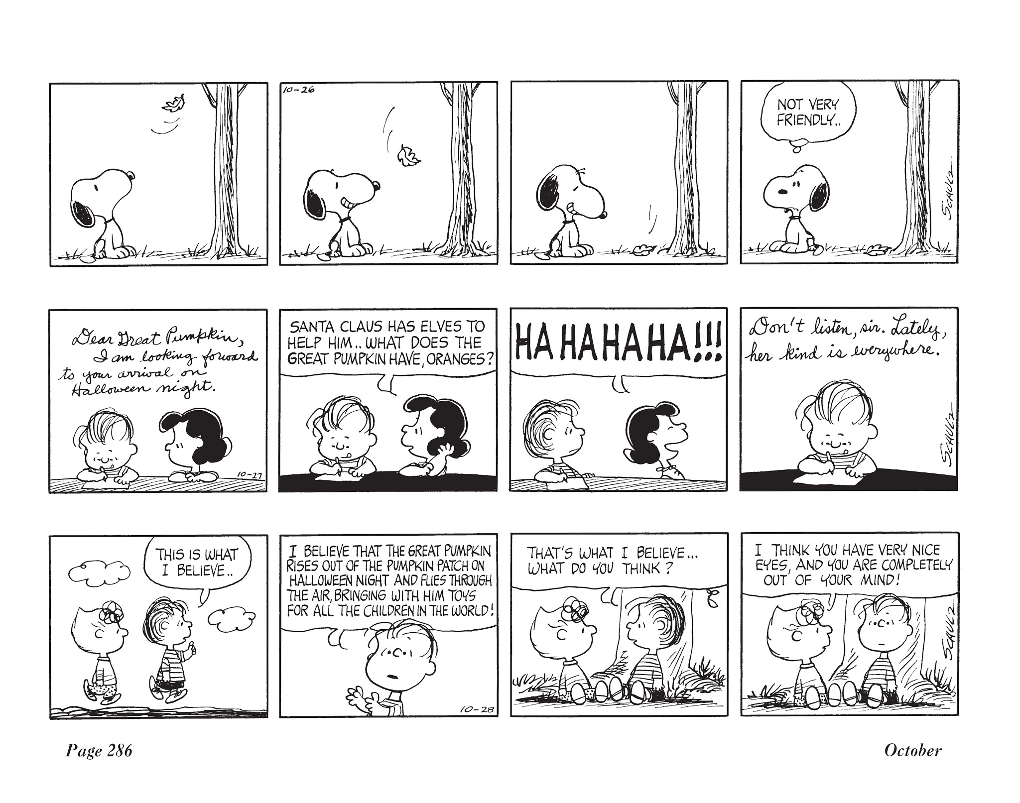 Read online The Complete Peanuts comic -  Issue # TPB 10 - 299