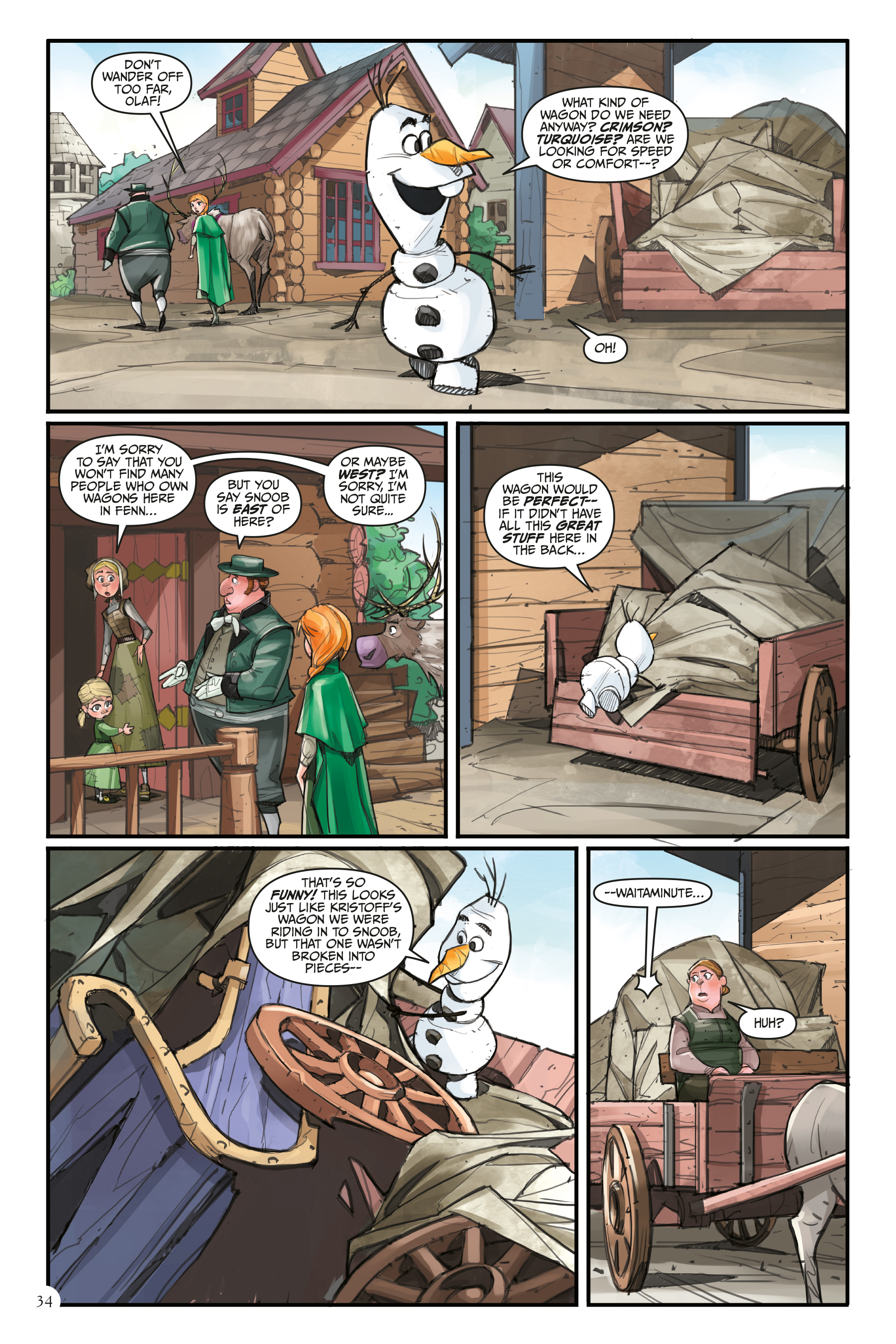 Read online Disney Frozen: Reunion Road comic -  Issue # _TPB - 33