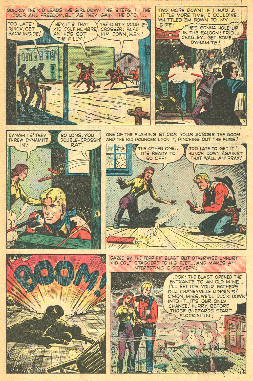 Read online Kid Colt Outlaw comic -  Issue #6 - 23