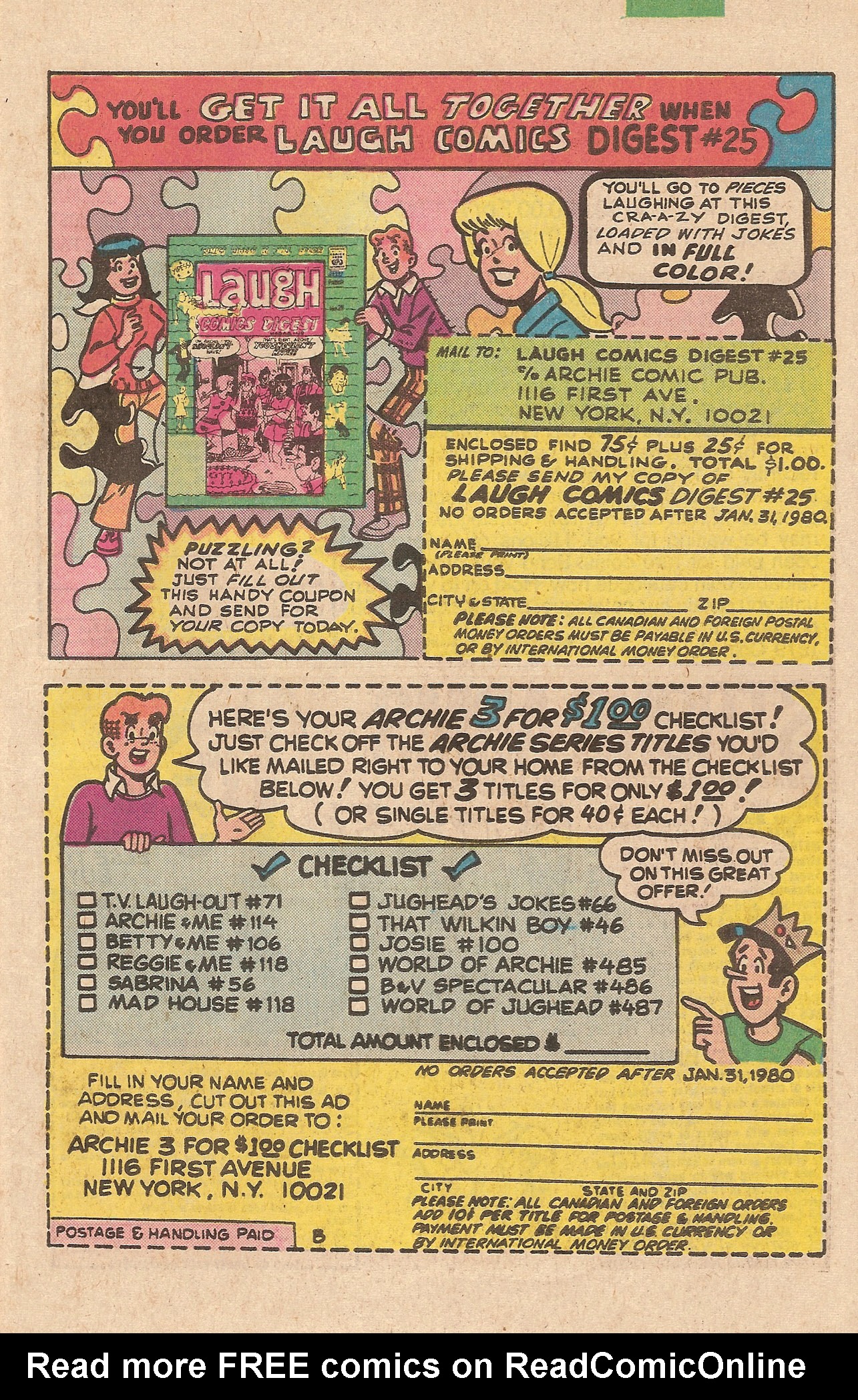 Read online Jughead (1965) comic -  Issue #293 - 27