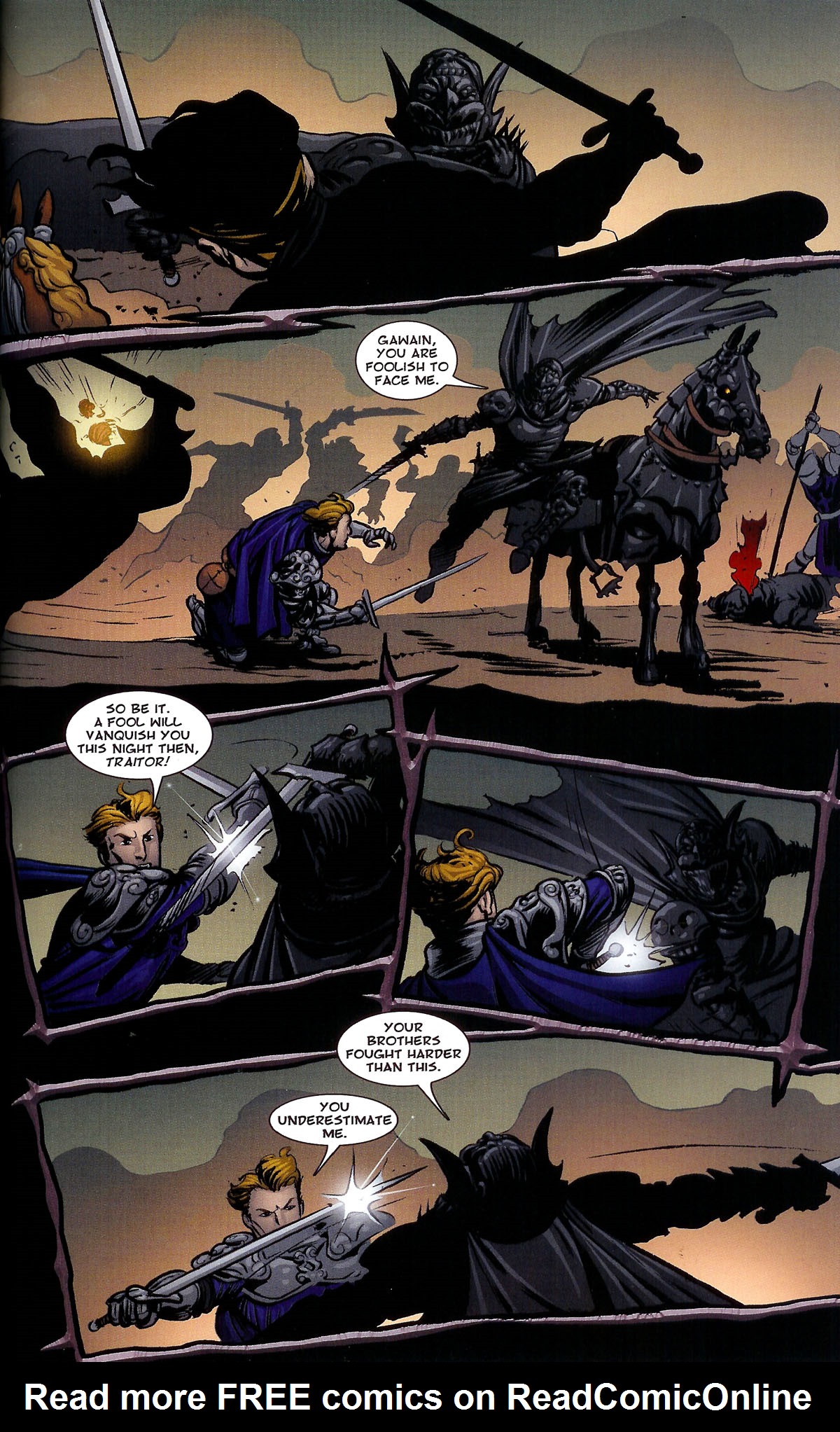 Read online Dracula vs King Arthur comic -  Issue #4 - 41