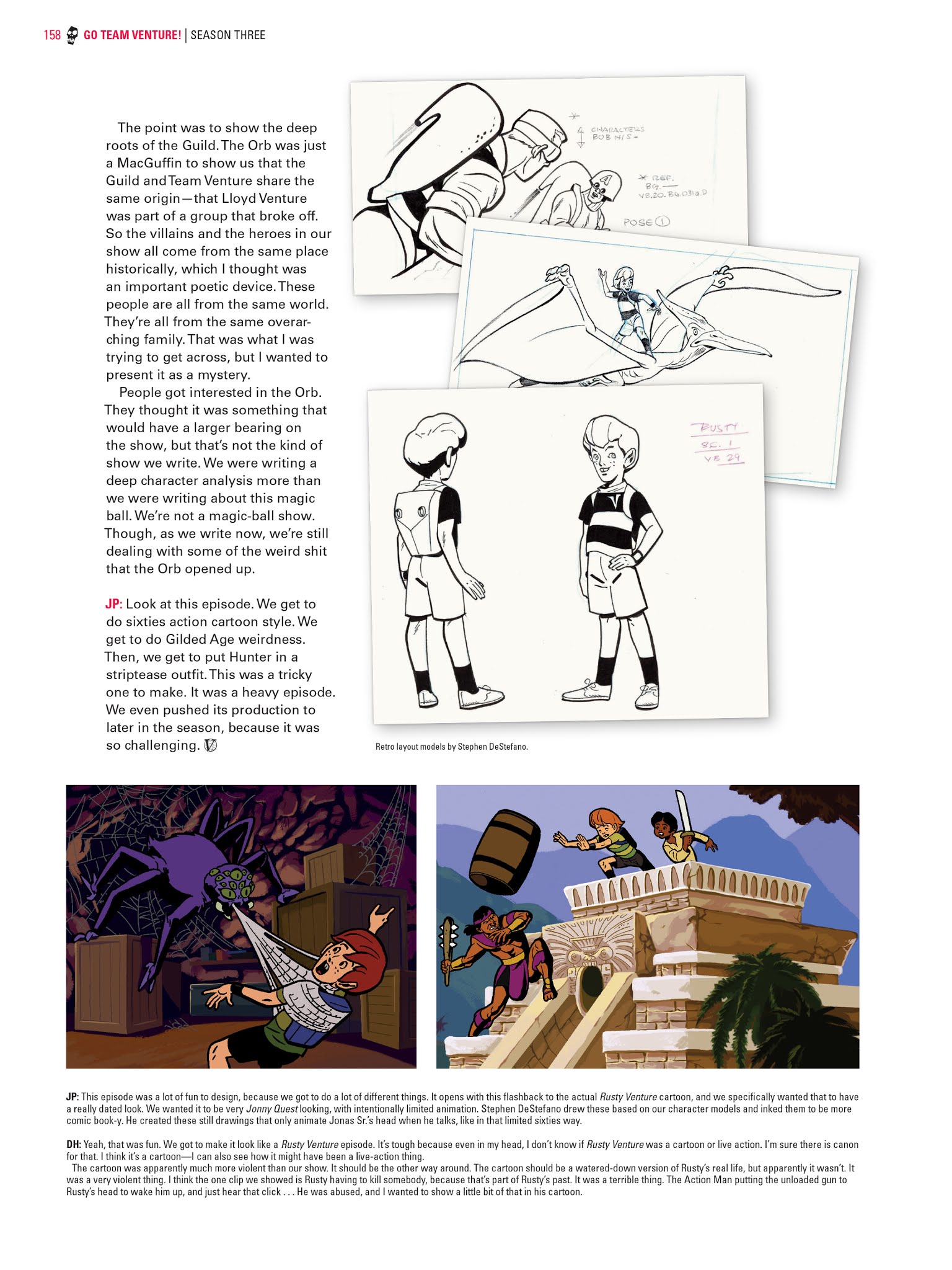 Read online Go Team Venture!: The Art and Making of The Venture Bros. comic -  Issue # TPB (Part 2) - 57