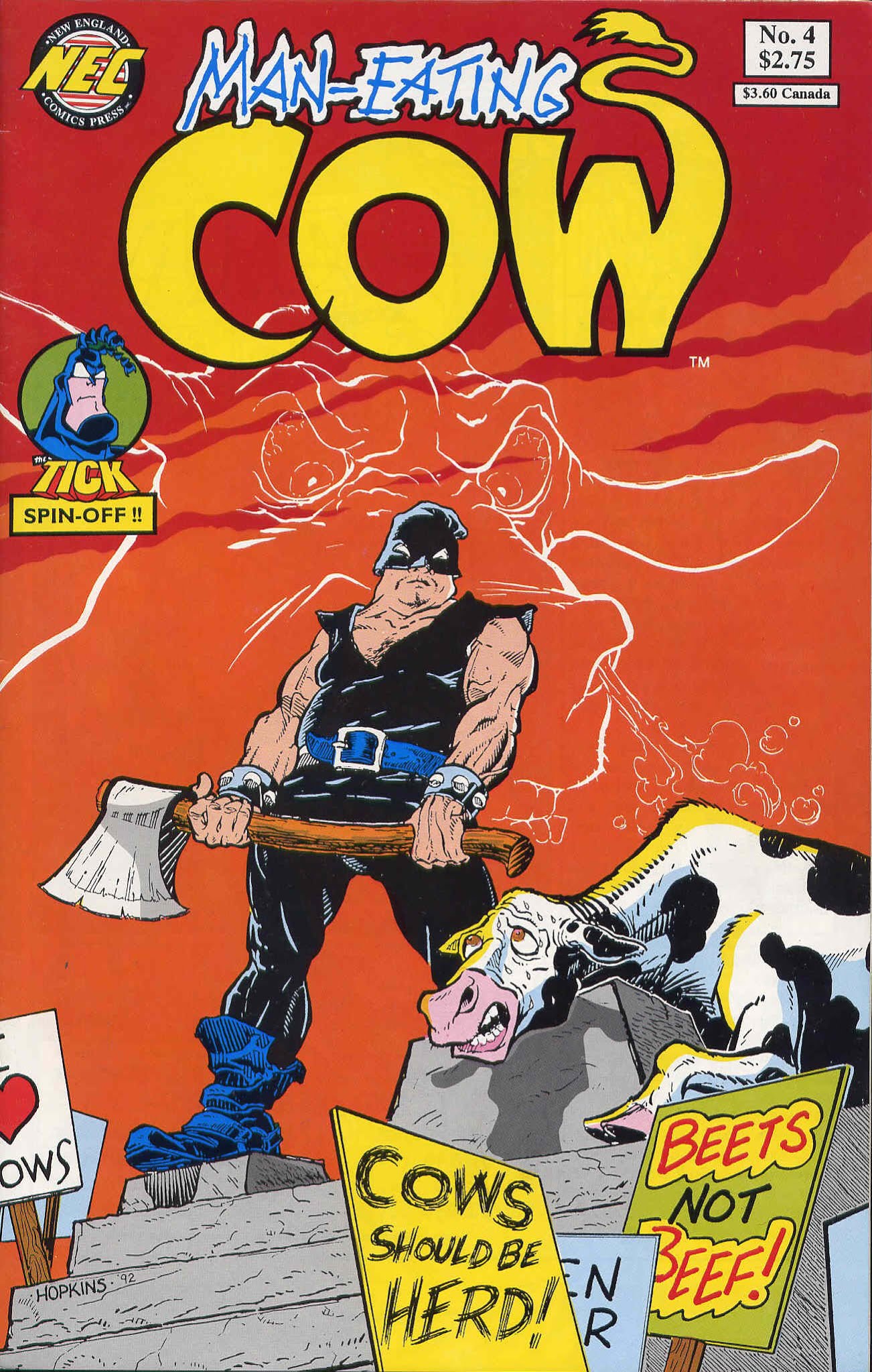 Read online Man-Eating Cow comic -  Issue #4 - 1