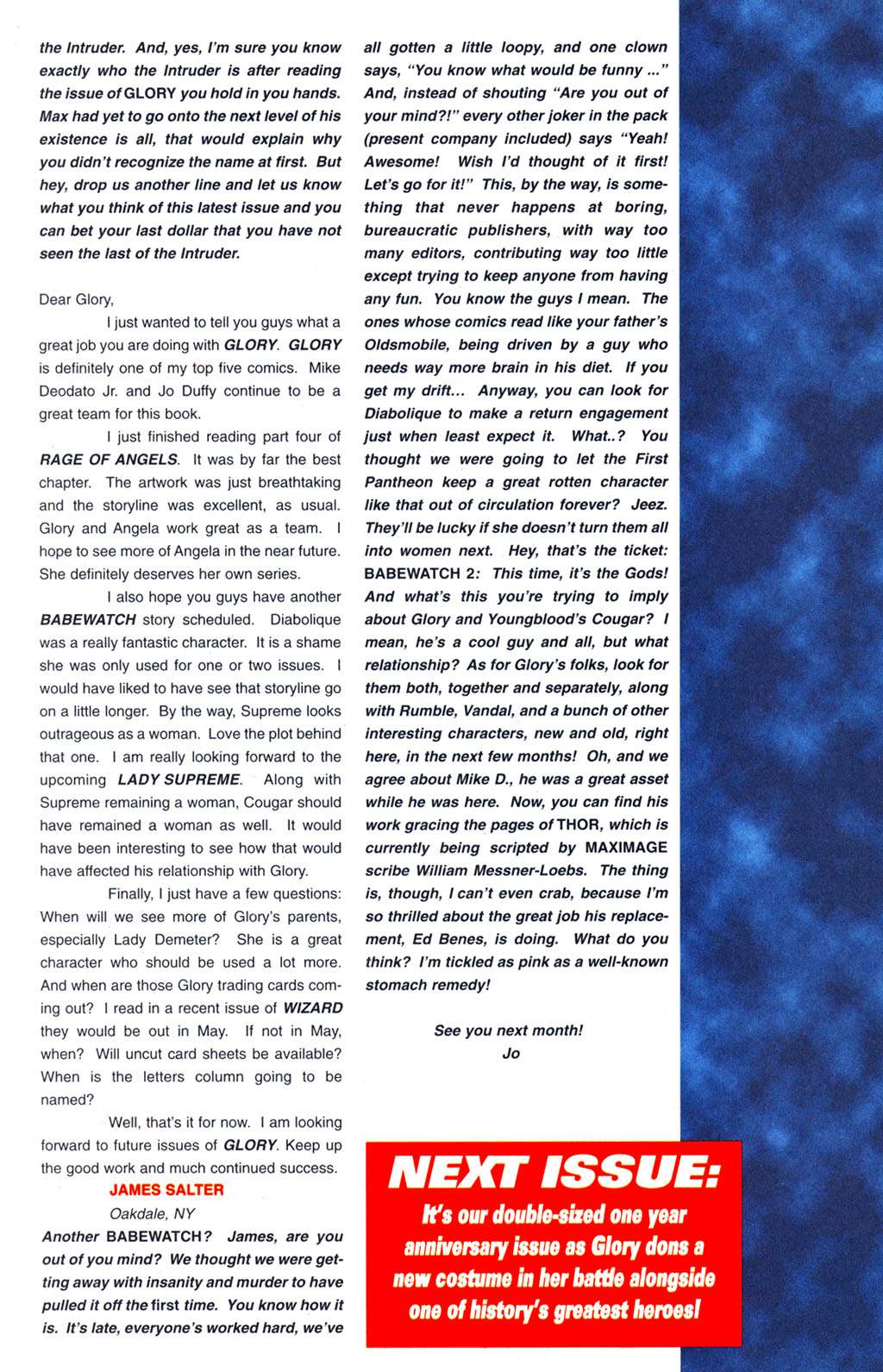 Read online Glory comic -  Issue #11 - 24