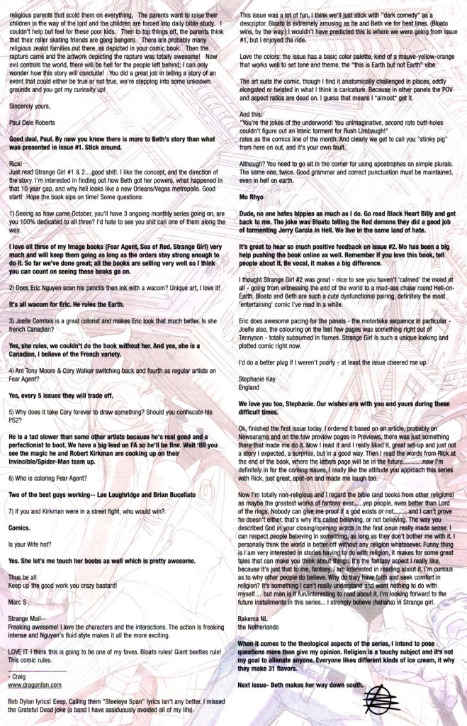 Read online Strange Girl comic -  Issue #3 - 27