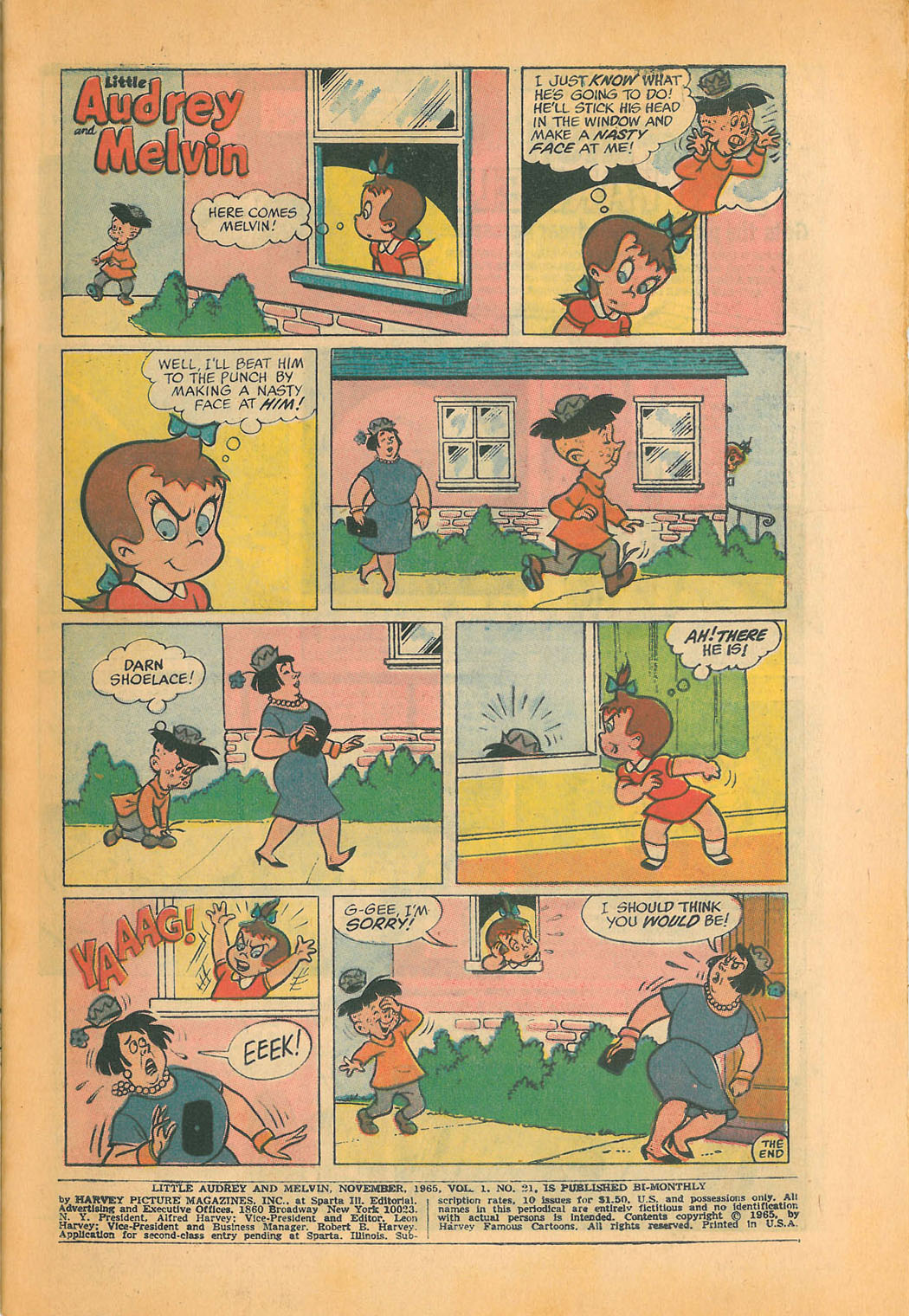 Read online Little Audrey And Melvin comic -  Issue #21 - 3
