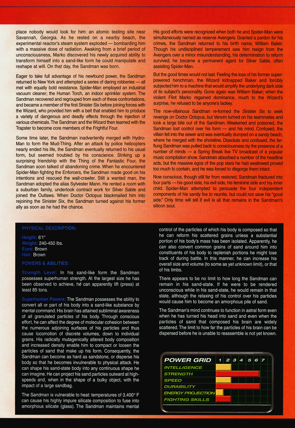 Official Handbook of the Marvel Universe: Spider-Man 2004 issue Full - Page 27
