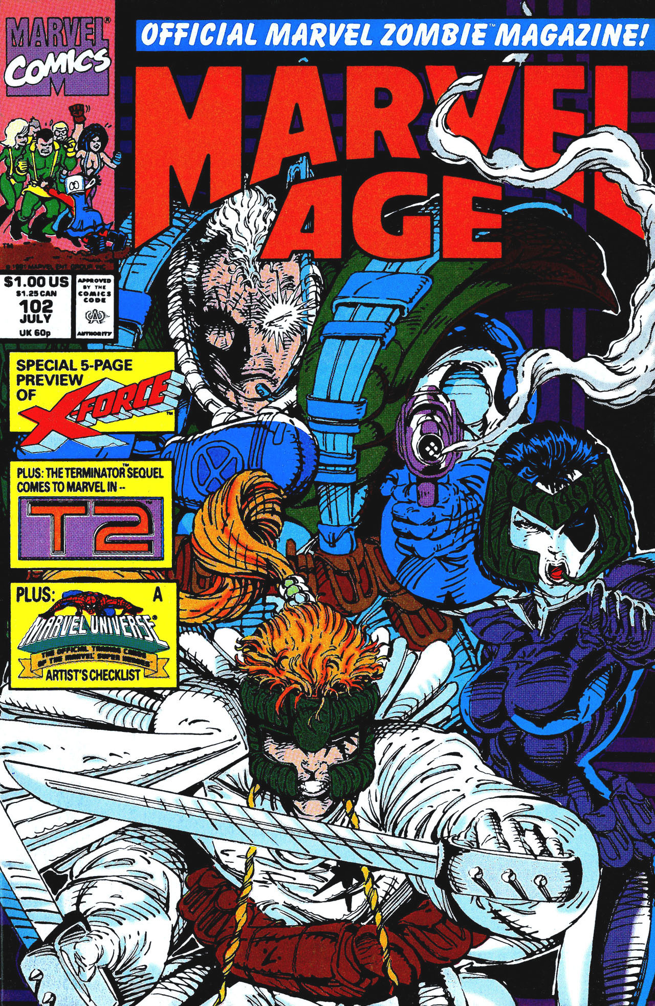 Read online Marvel Age comic -  Issue #102 - 1