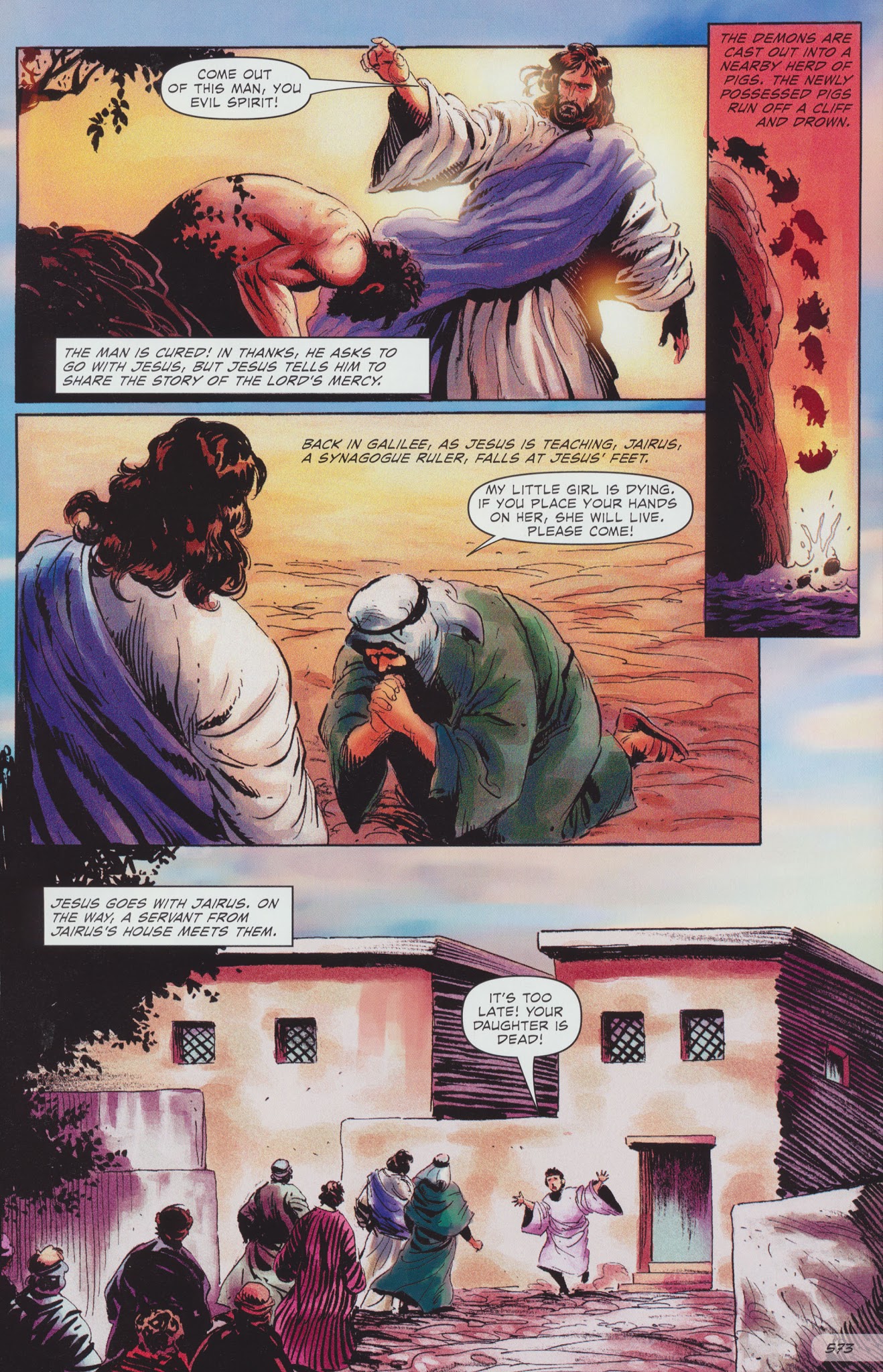 Read online The Action Bible comic -  Issue # TPB 2 - 196