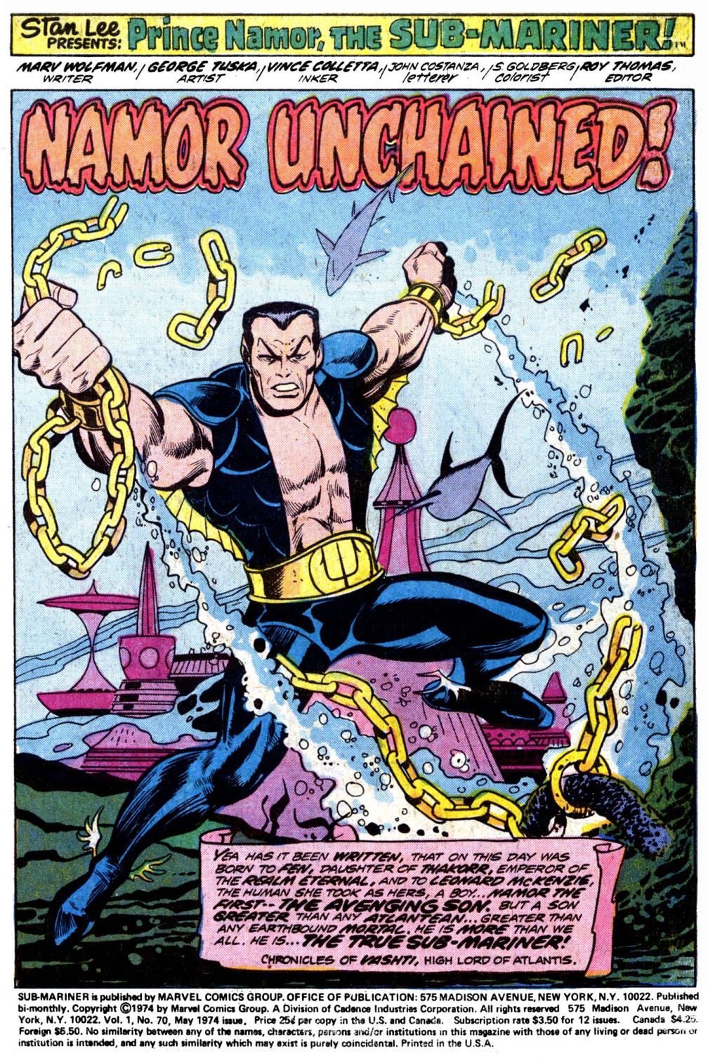 Read online The Sub-Mariner comic -  Issue #70 - 3
