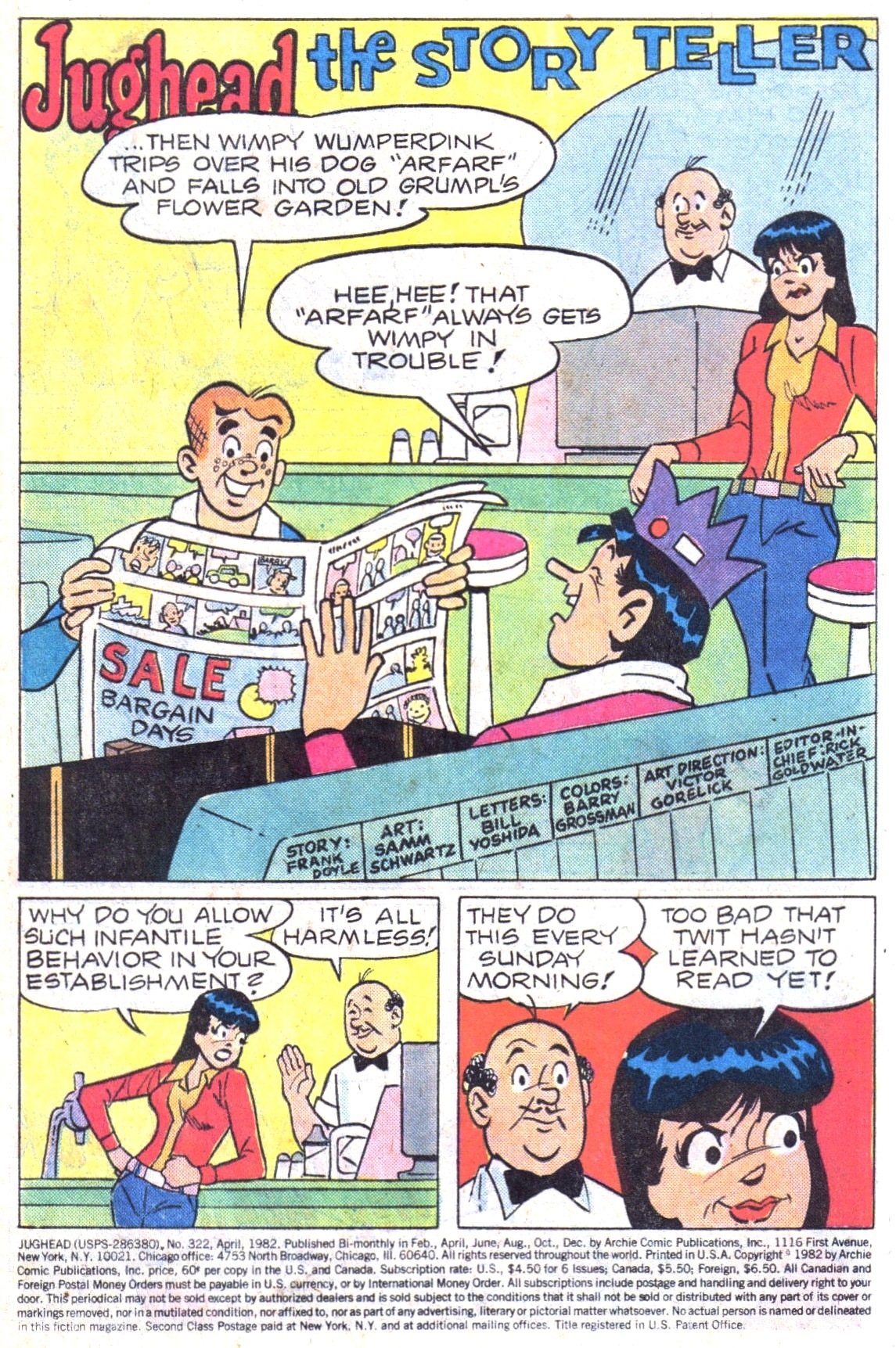 Read online Jughead (1965) comic -  Issue #322 - 3