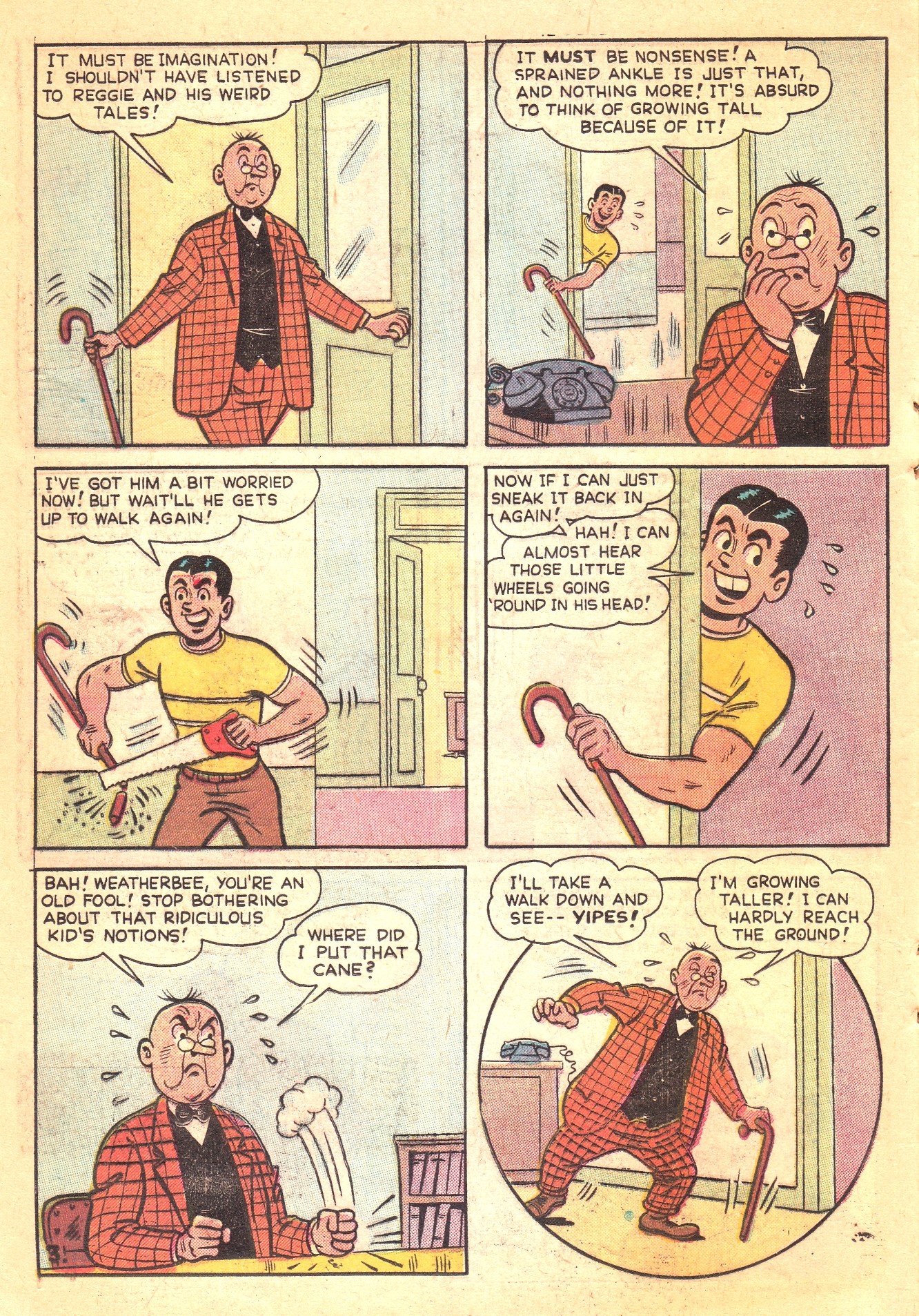 Read online Archie's Rival Reggie comic -  Issue #7 - 16