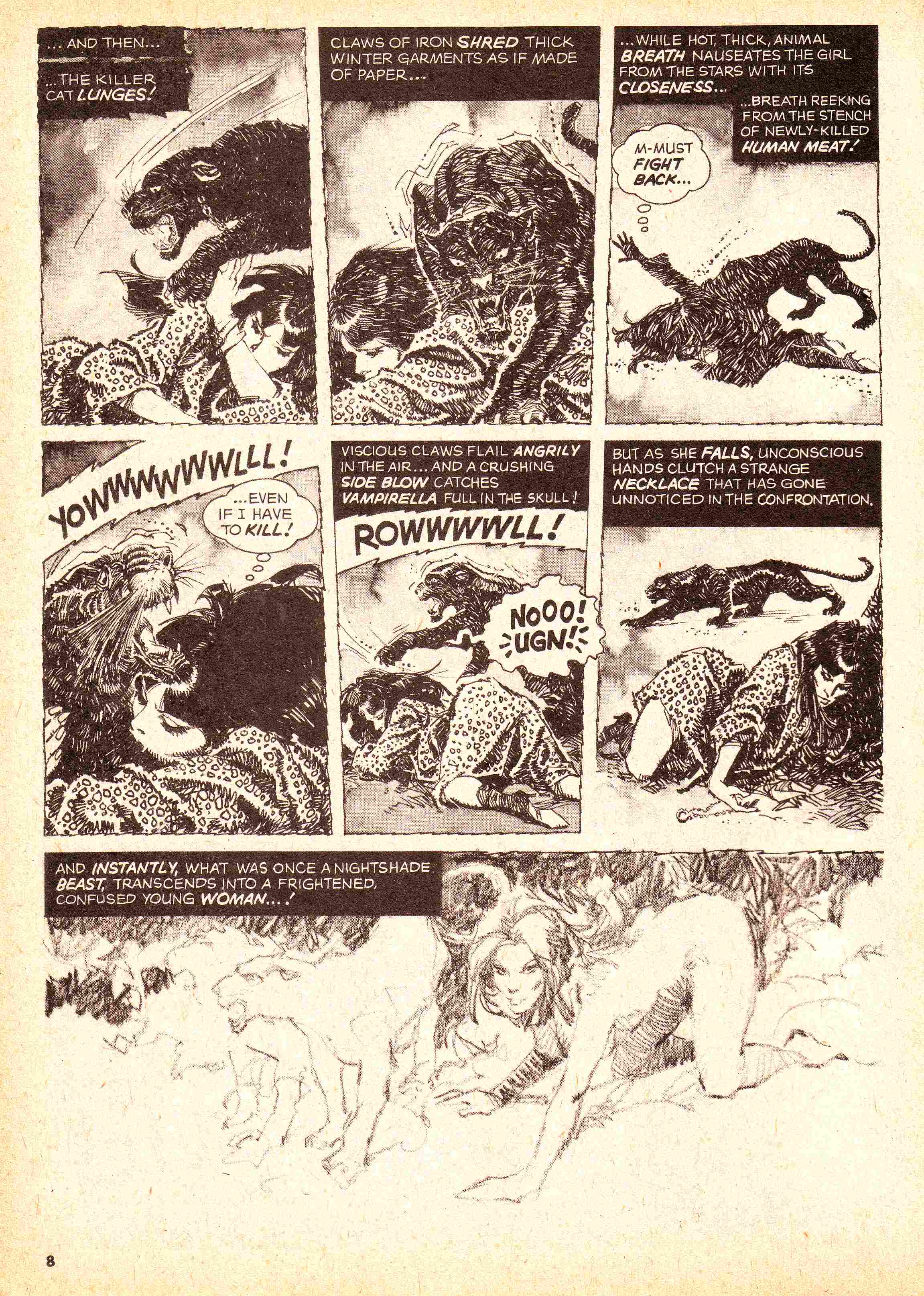 Read online Vampirella (1969) comic -  Issue #50 - 8