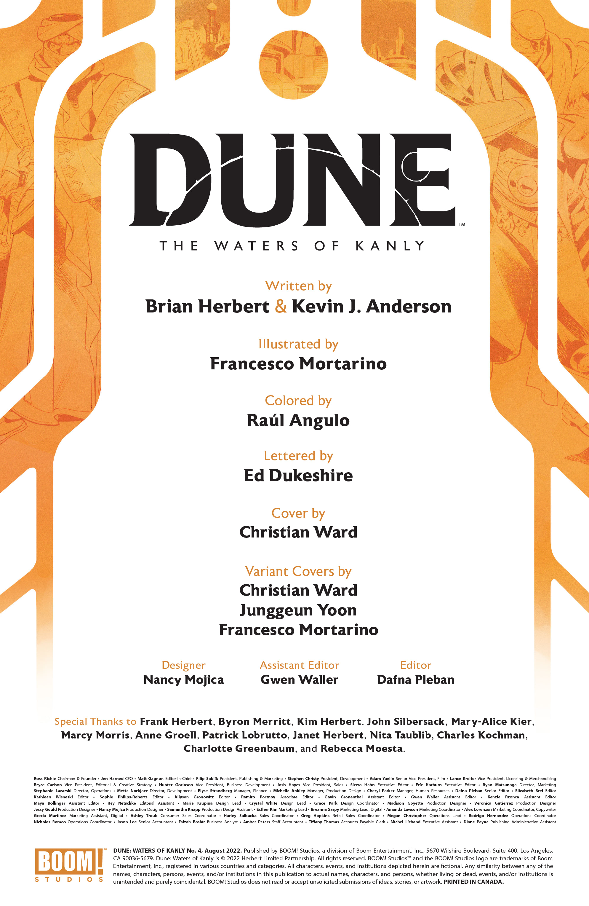 Read online Dune: The Waters of Kanly comic -  Issue #4 - 2
