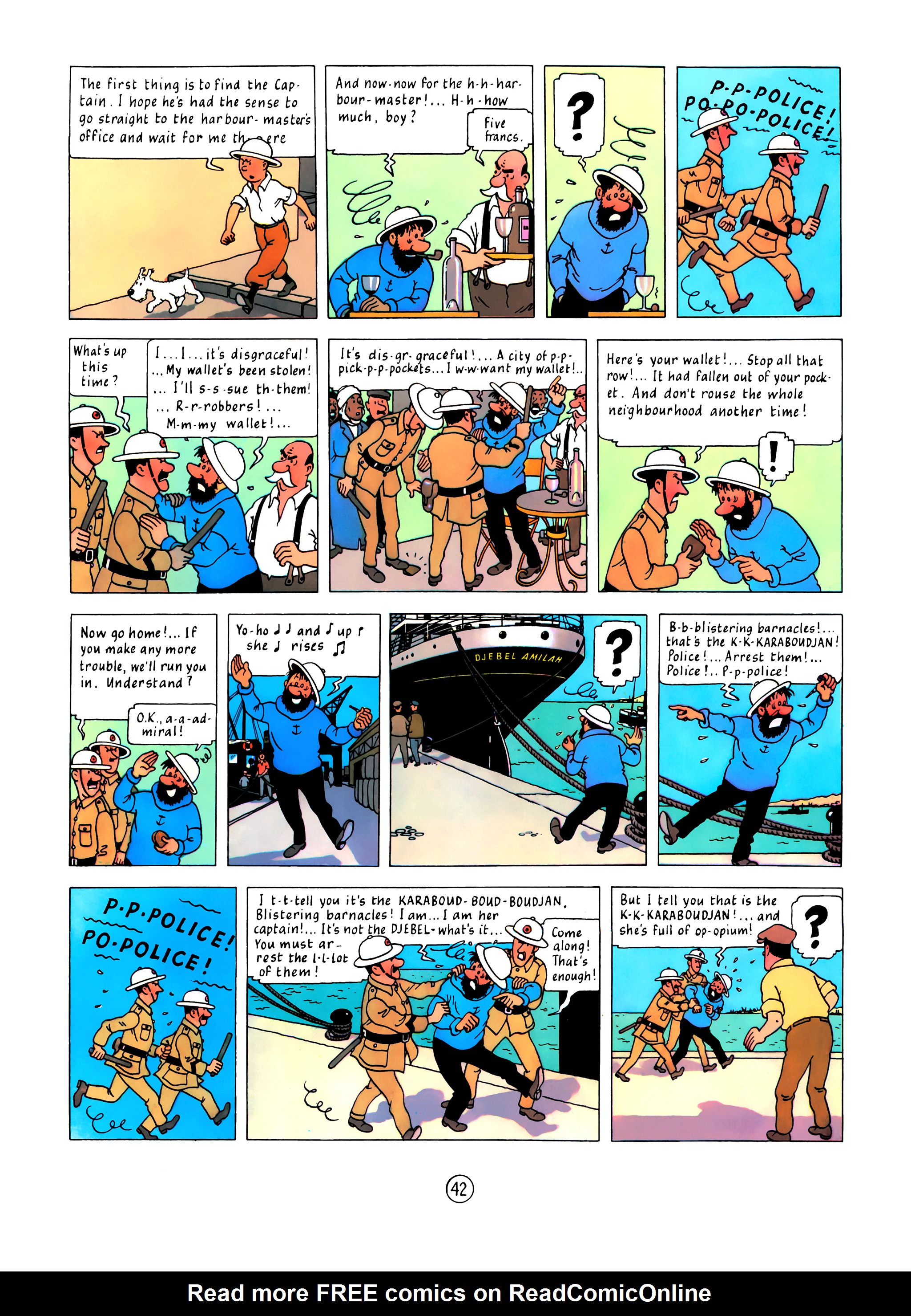 Read online The Adventures of Tintin comic -  Issue #9 - 45