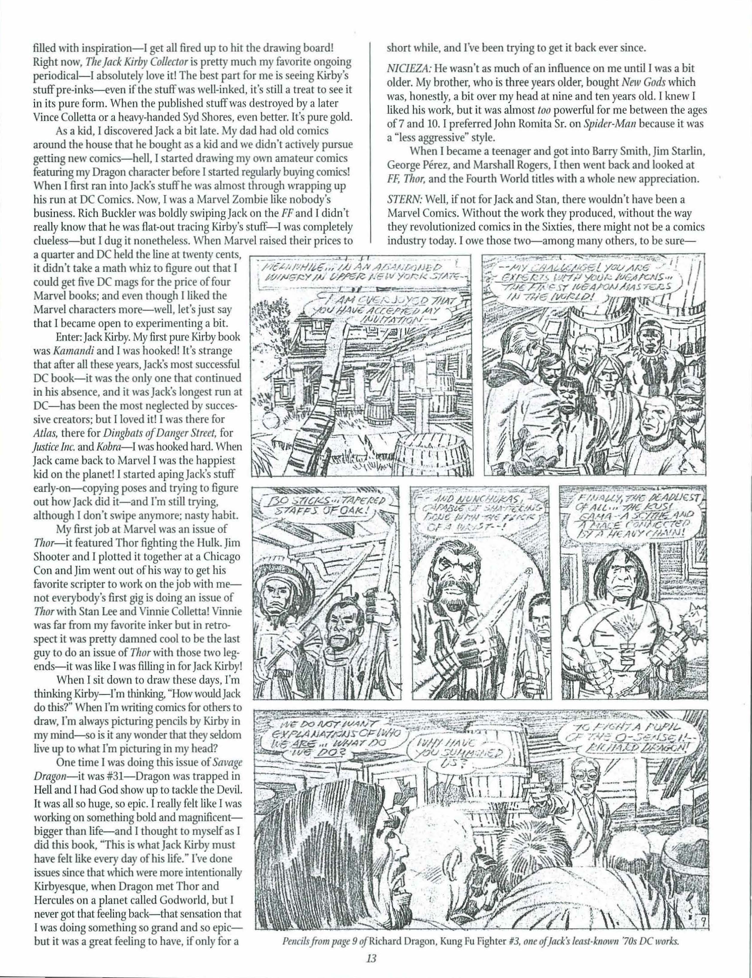 Read online The Jack Kirby Collector comic -  Issue #27 - 13