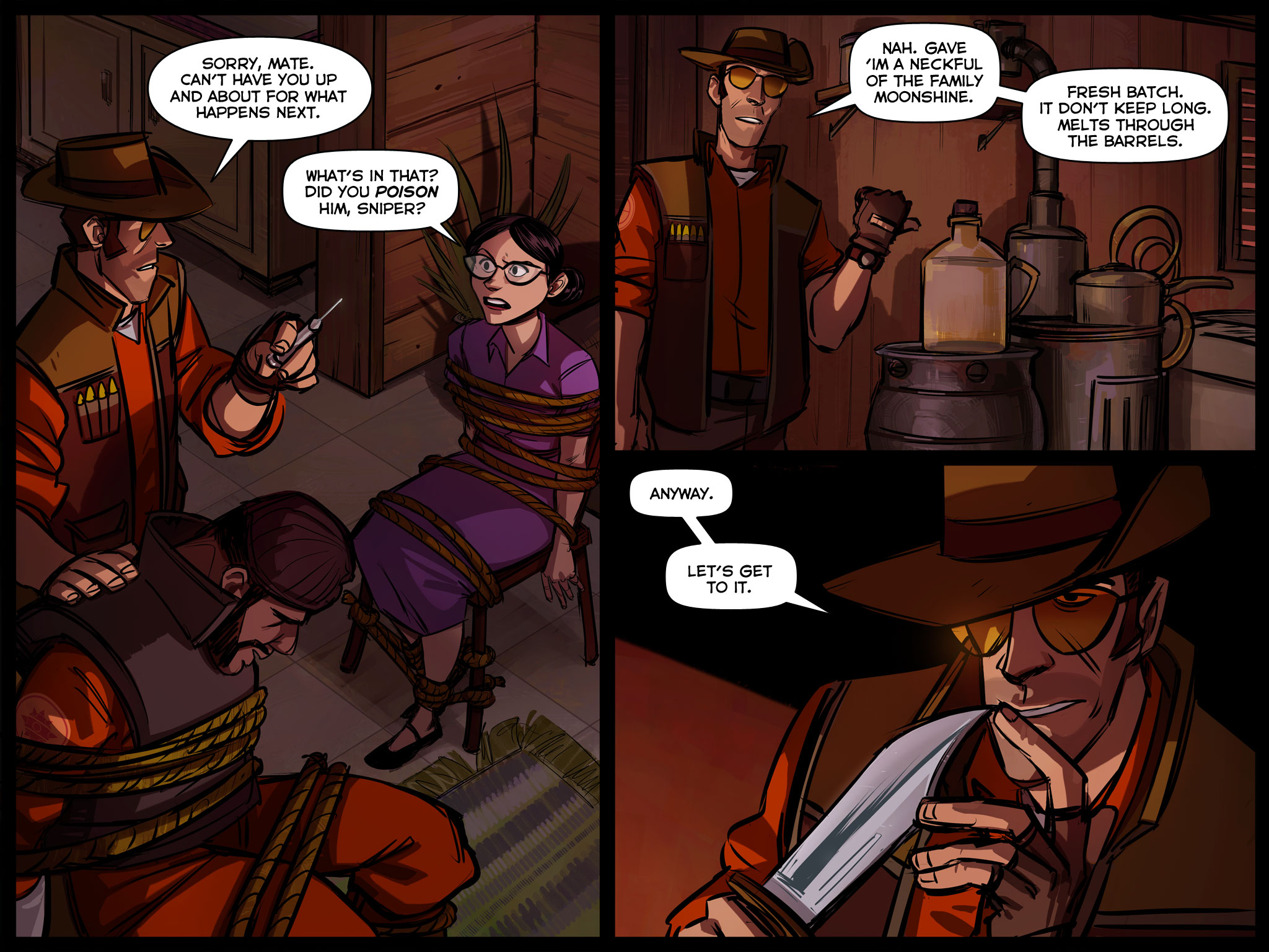 Read online Team Fortress 2 comic -  Issue #4 - 62